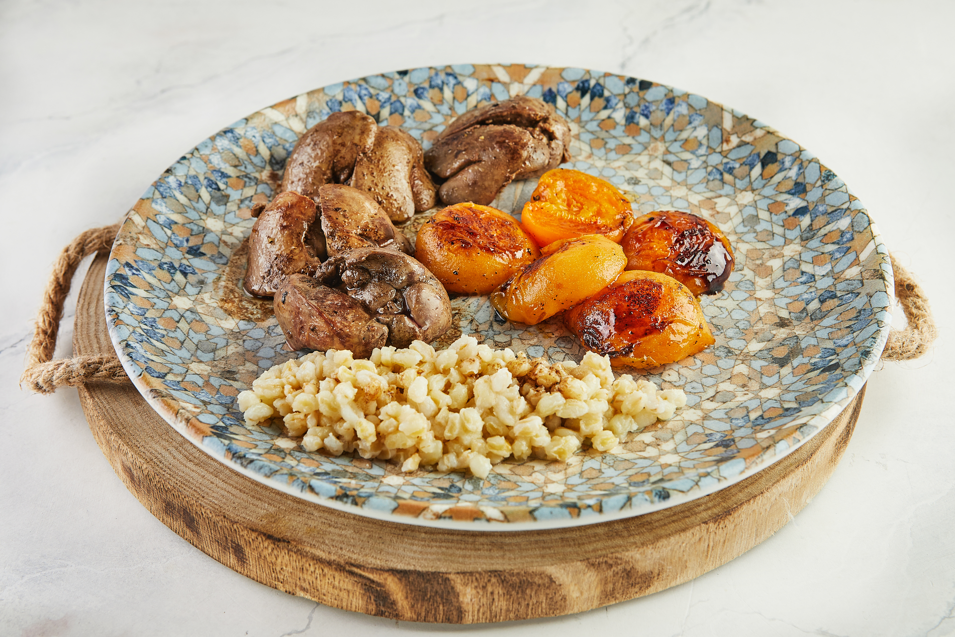 Spiced Moroccan Lamb with Apricot and Almond Couscous
