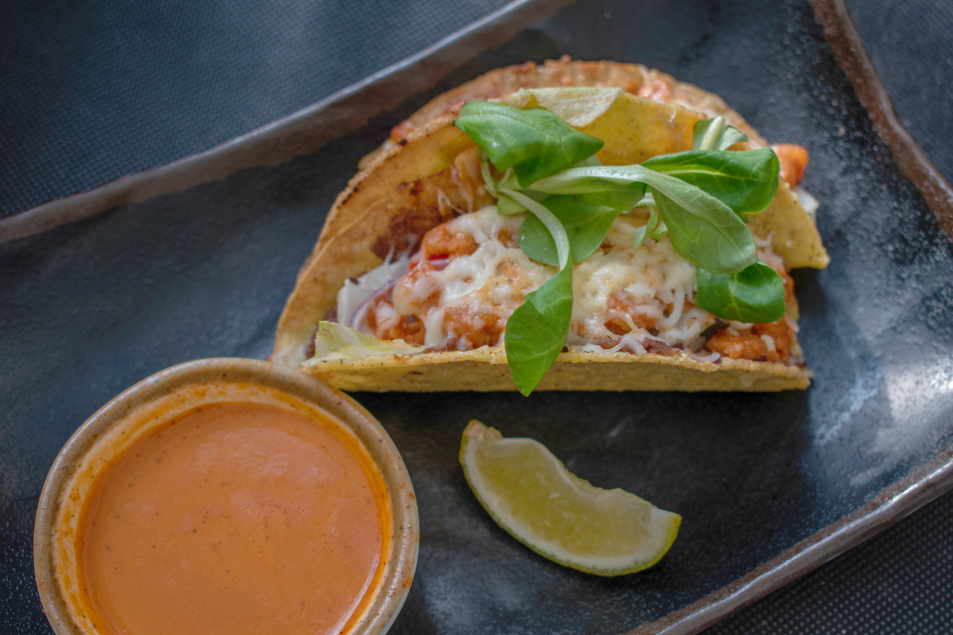 Spicy Brazilian Acarajé Tacos with Vatapá and Green Sauce