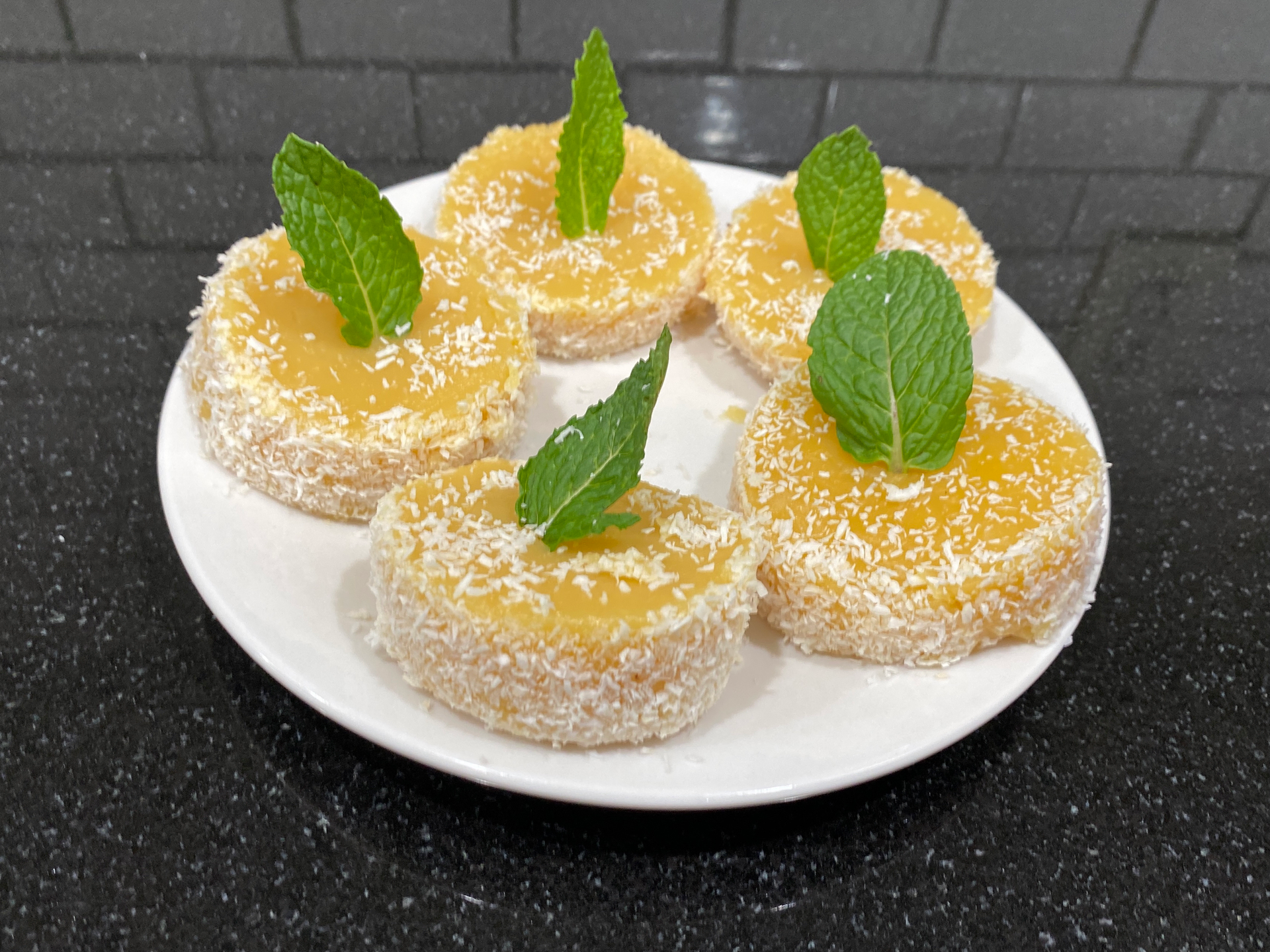 Spicy Brazilian Quindim with Lime Zest and Coconut