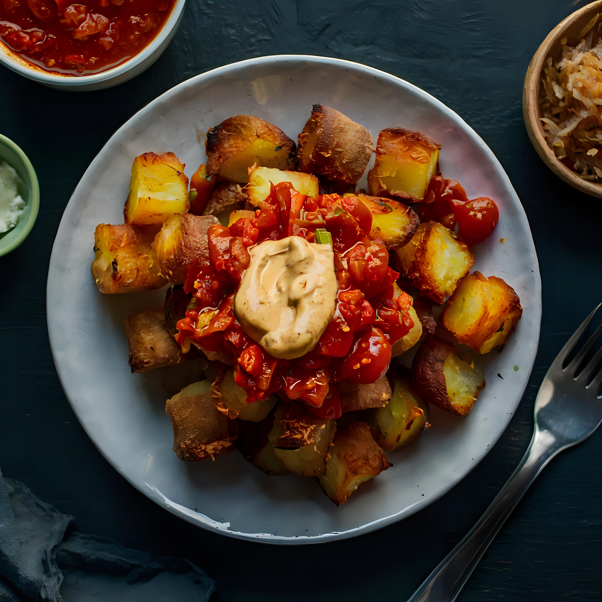 Spicy Ghanaian Shito-Fried Plantains with Beetroot Salsa
