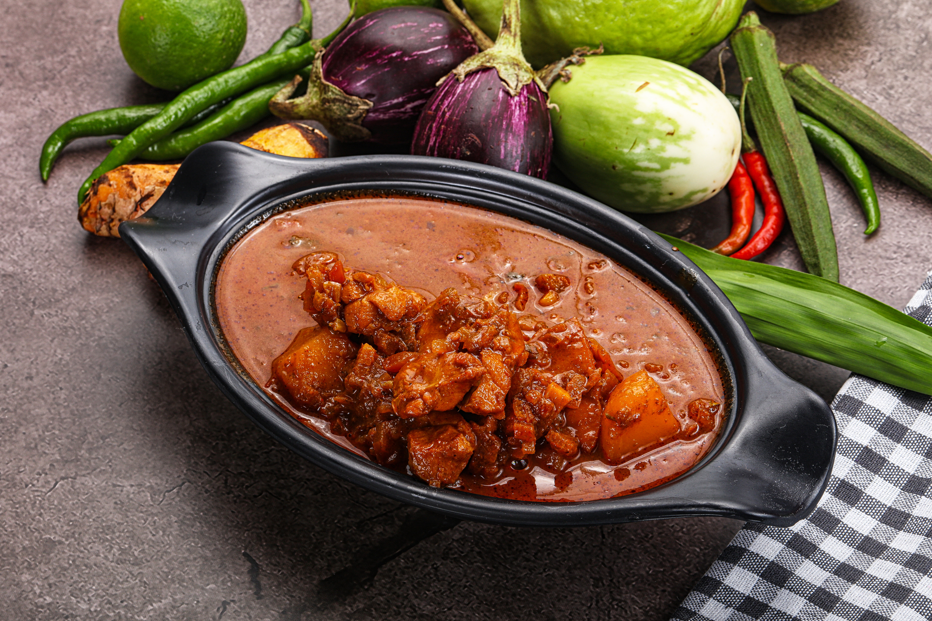 Spicy Goan Vindaloo with Tamarind and Masala