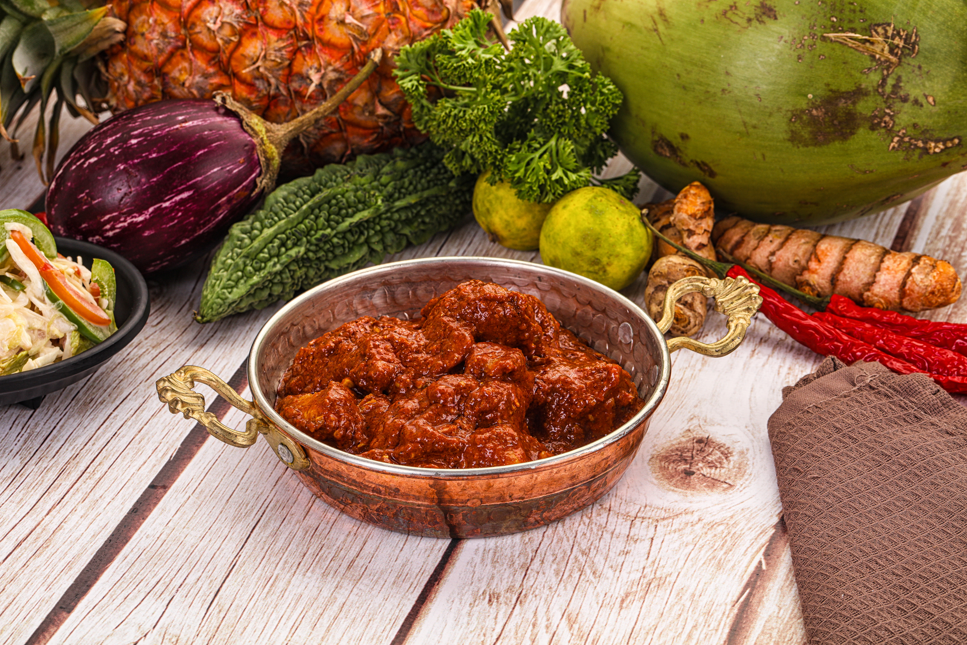 Spicy Goan Vindaloo with Tamarind and Masala