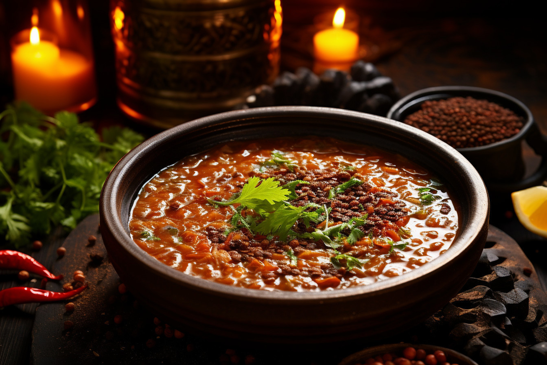 Spicy Indian Rajma Masala with Ginger and Cumin