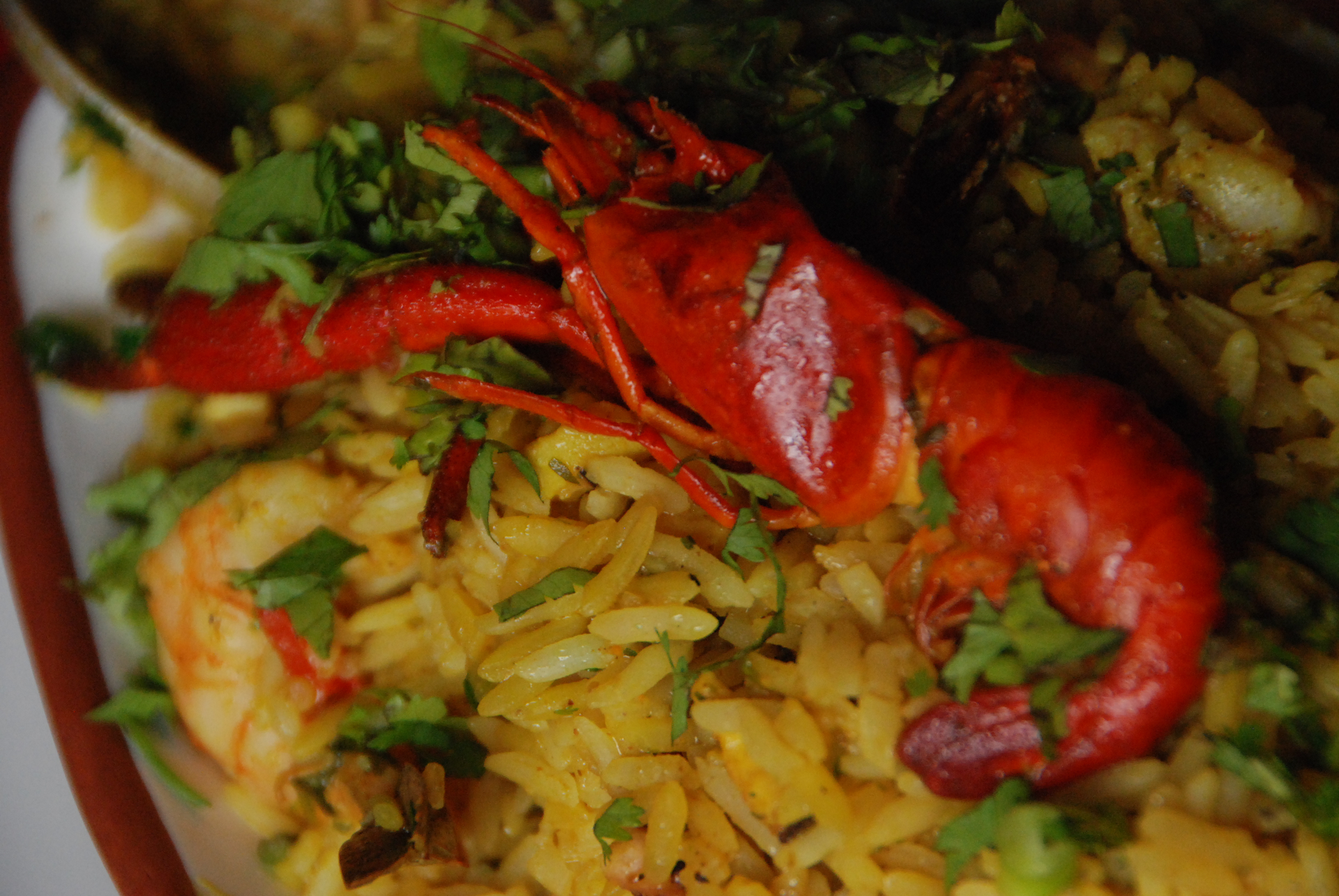 Spicy Jamaican Scotch Bonnet Pilaf with Shrimp
