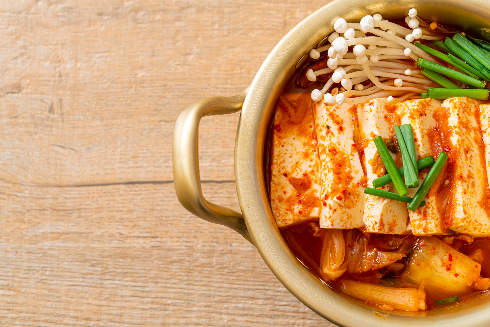 Spicy Korean Kimchi Jjigae with Tofu