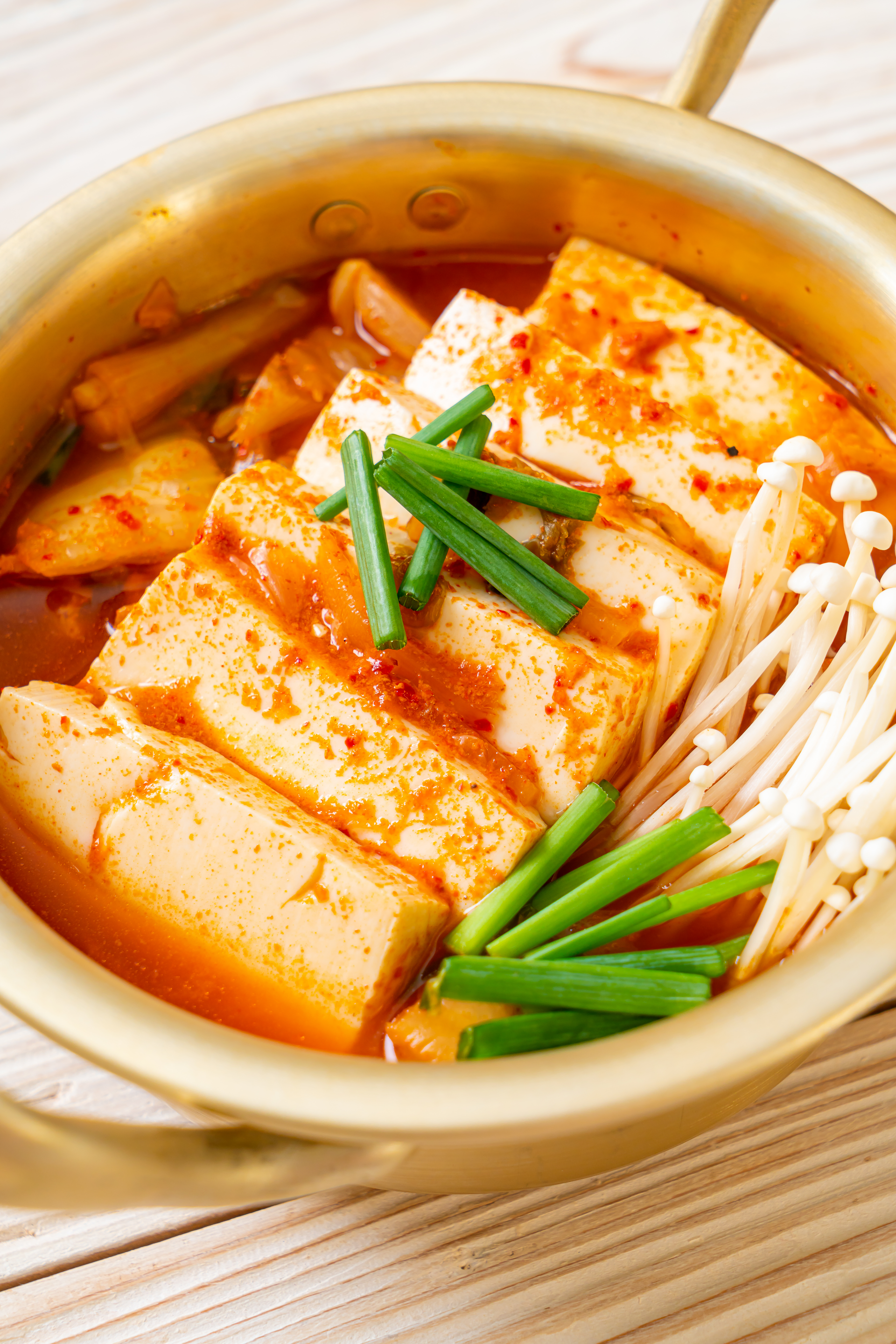 Spicy Korean Kimchi Jjigae with Tofu