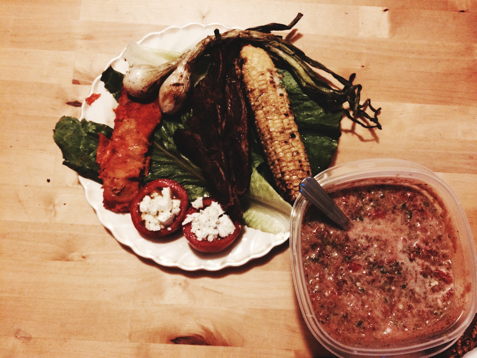 Spicy Malagasy Roasted Zebu with Tomato Ginger Salsa