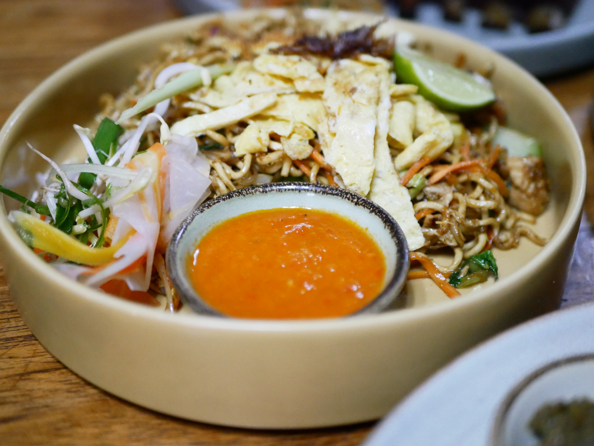 Spicy Malaysian Asam Laksa with Tamarind Fish Broth