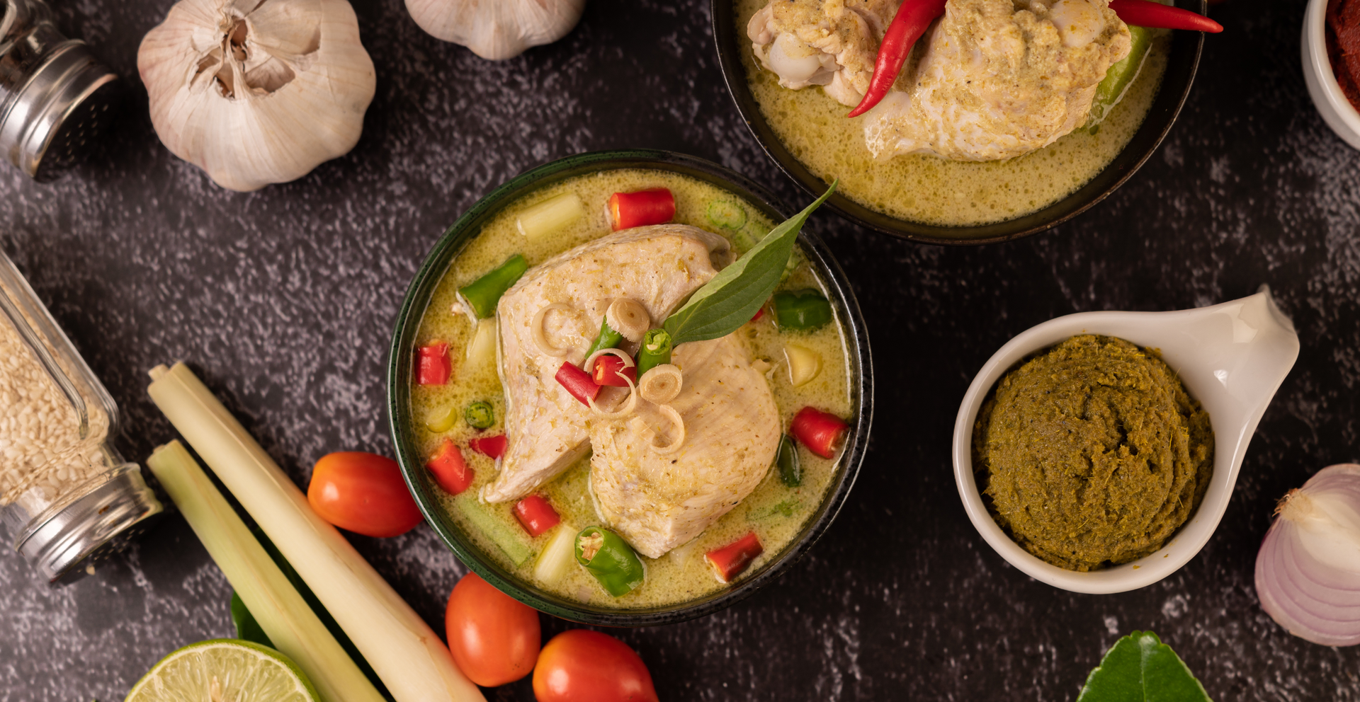Spicy Malaysian Ayam Percik with Lemongrass and Turmeric