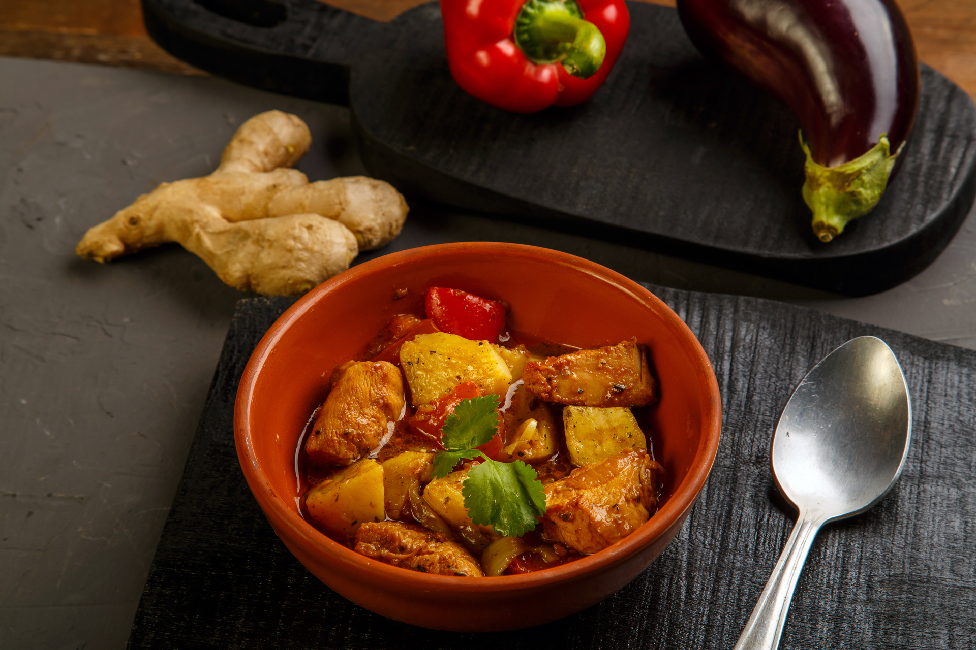 Spicy Mexican Adobo Chicken with Pumpkin Seed Sauce