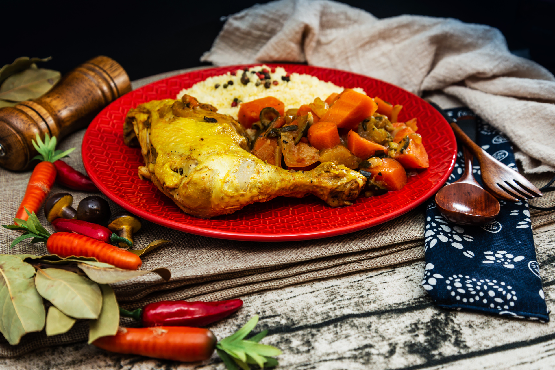 Spicy Senegalese Chicken Yassa with Caramelized Onions