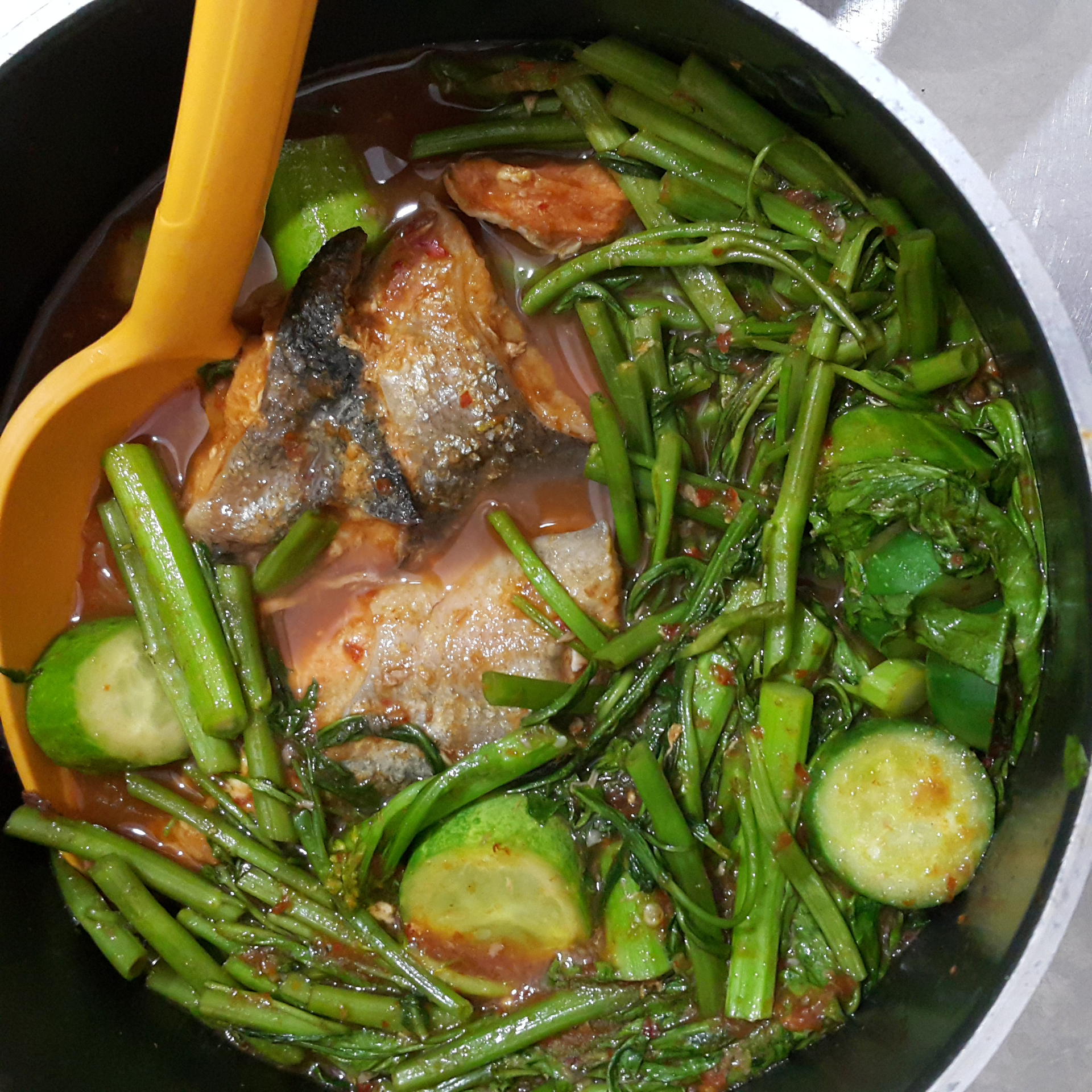 Spicy Sichuan Boiled Fish with Bean Sprouts and Chili Oil