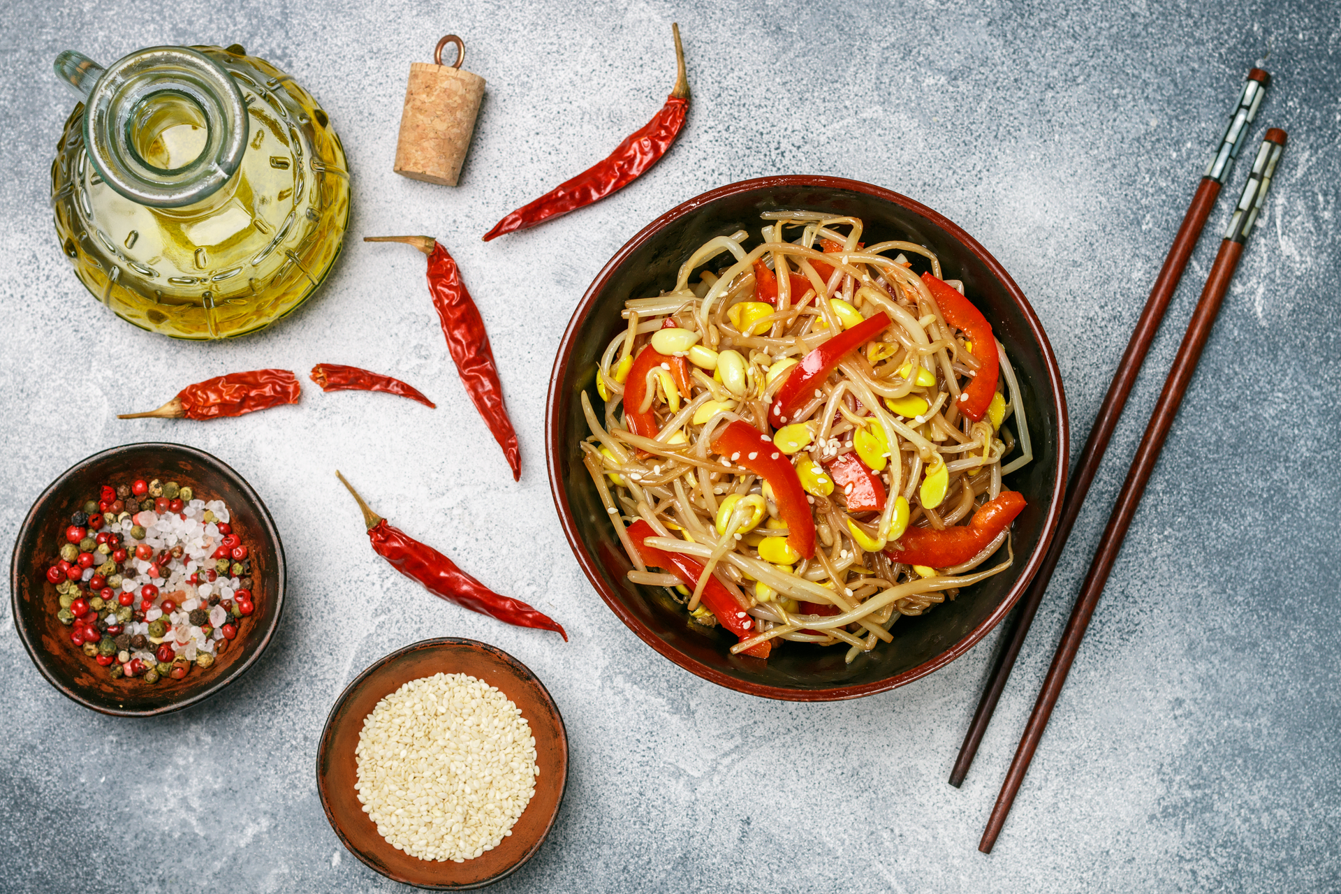 Spicy Szechuan Dan Dan Noodles with Chili Oil