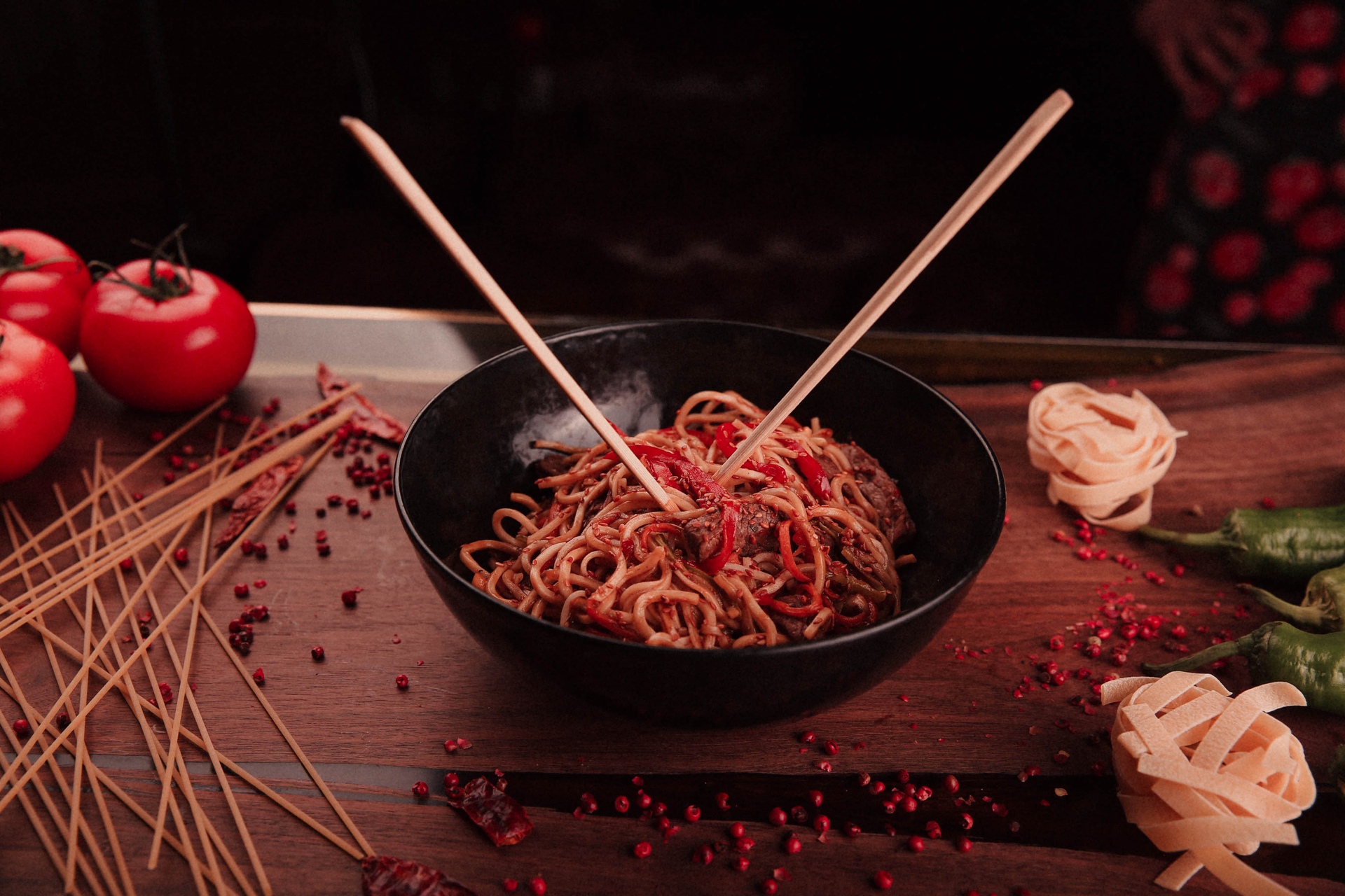 Spicy Szechuan Dan Dan Noodles with Chili Oil