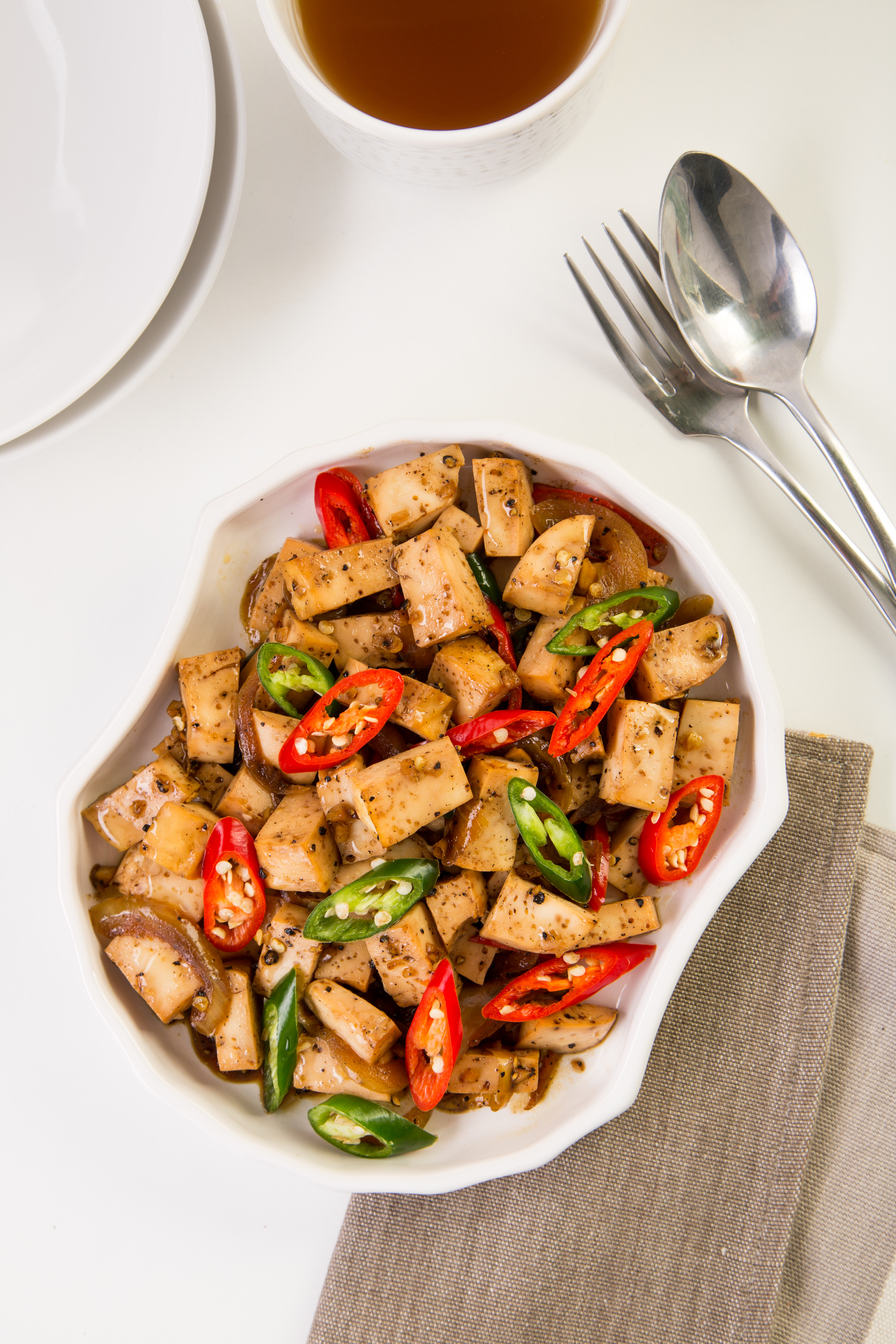 Spicy Szechuan Tofu Stir Fry