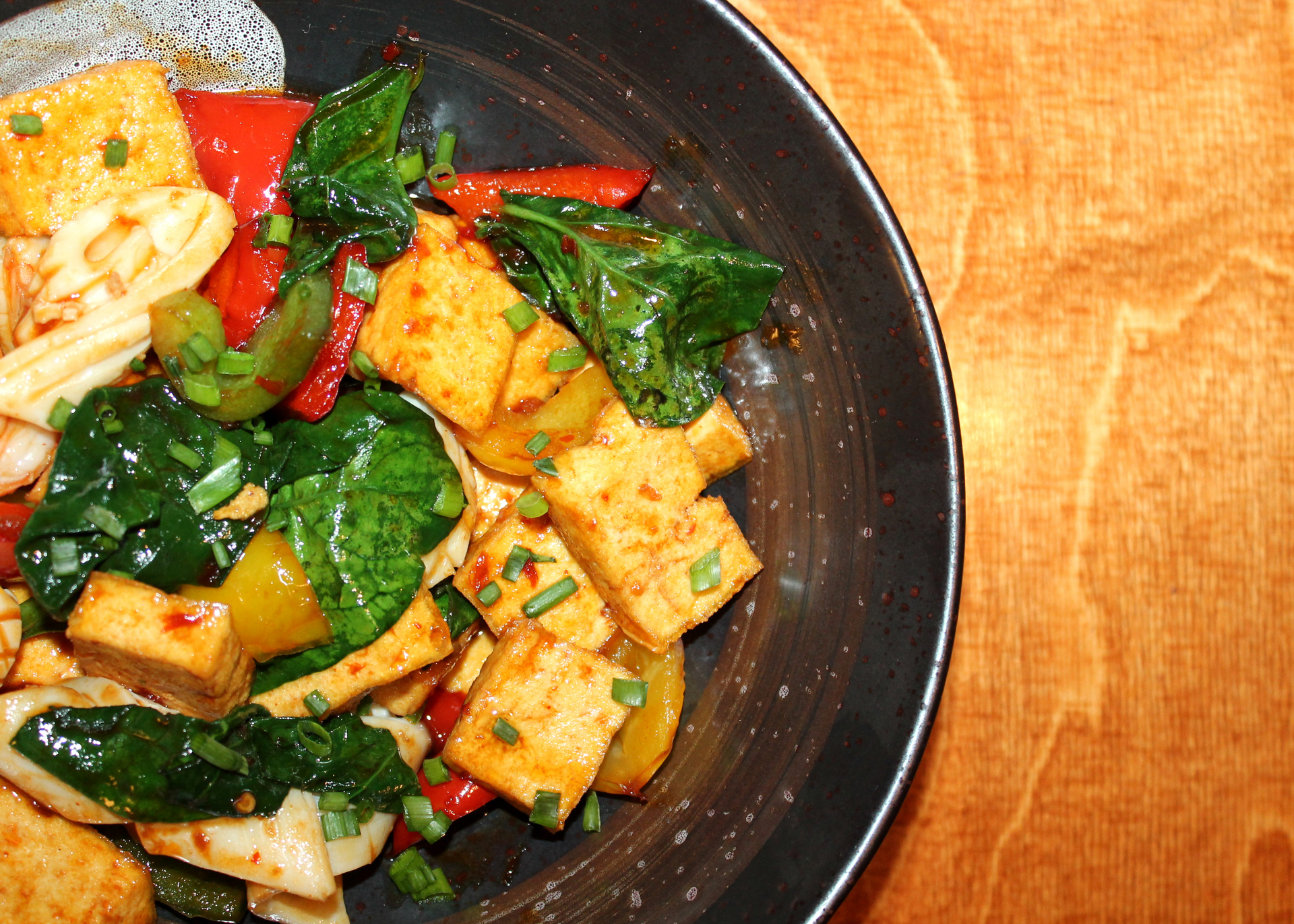 Spicy Szechuan Tofu Stir Fry