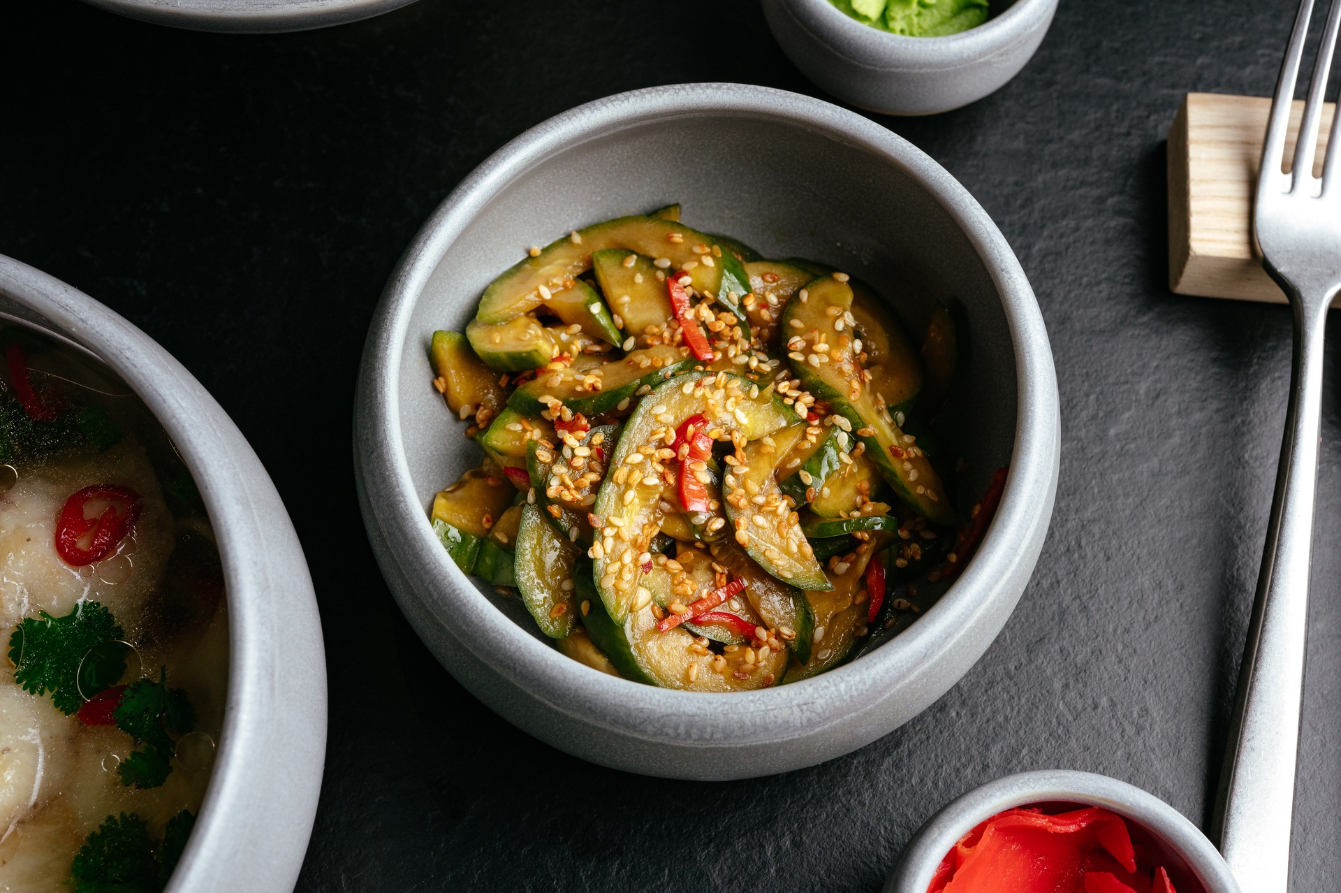 Spicy Thai Basil Eggplant Stir-Fry with Sesame