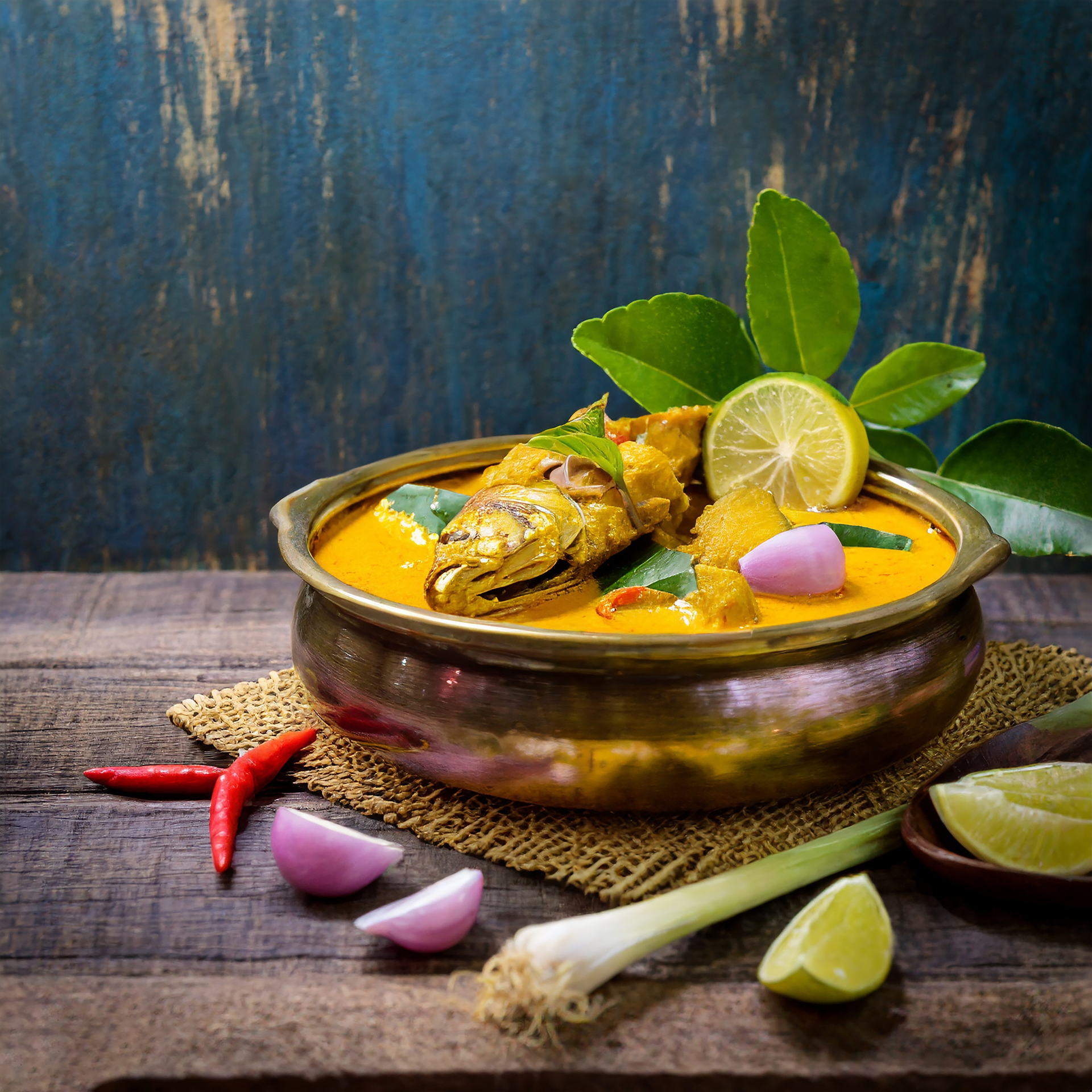 Sri Lankan Seer Fish Curry with Coconut Tamarind Broth