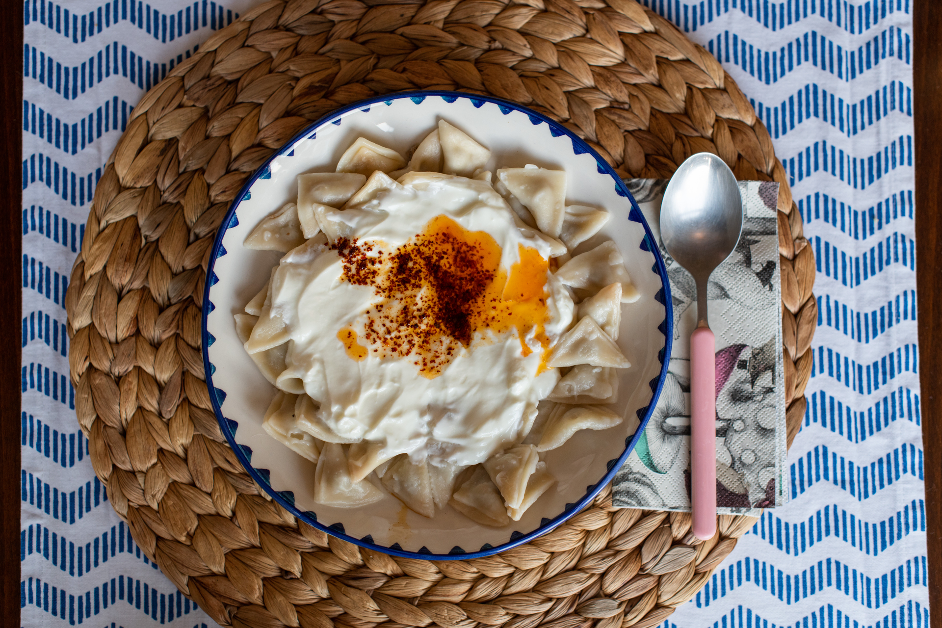 Sumptuous Turkish Manti with Garlic Yogurt Sauce