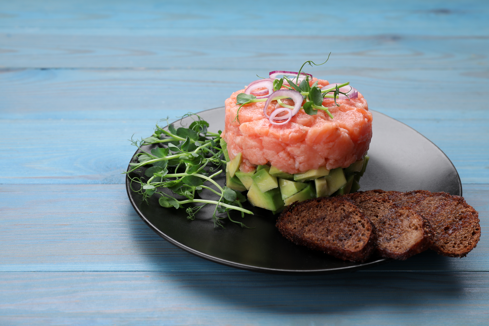 Swedish Gravlax Tartare with Dill and Capers