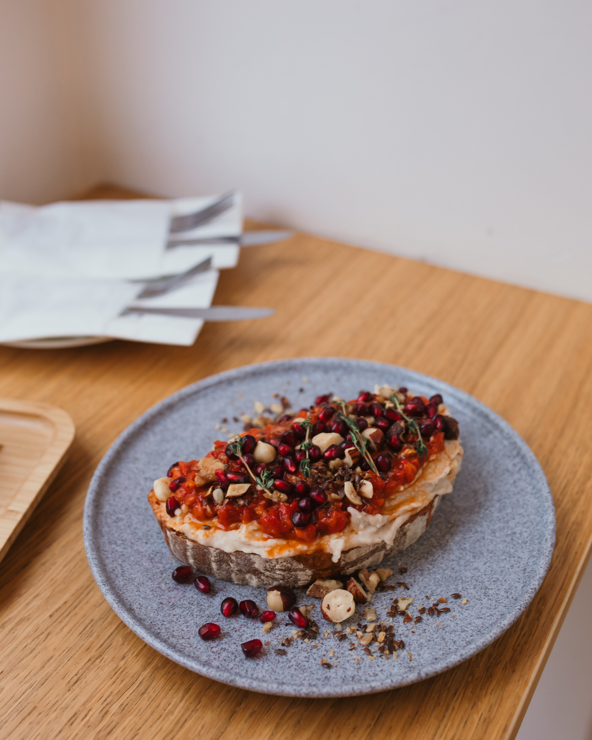 Sweet Caribbean Sorrel Tart with Orange Blossom Cream