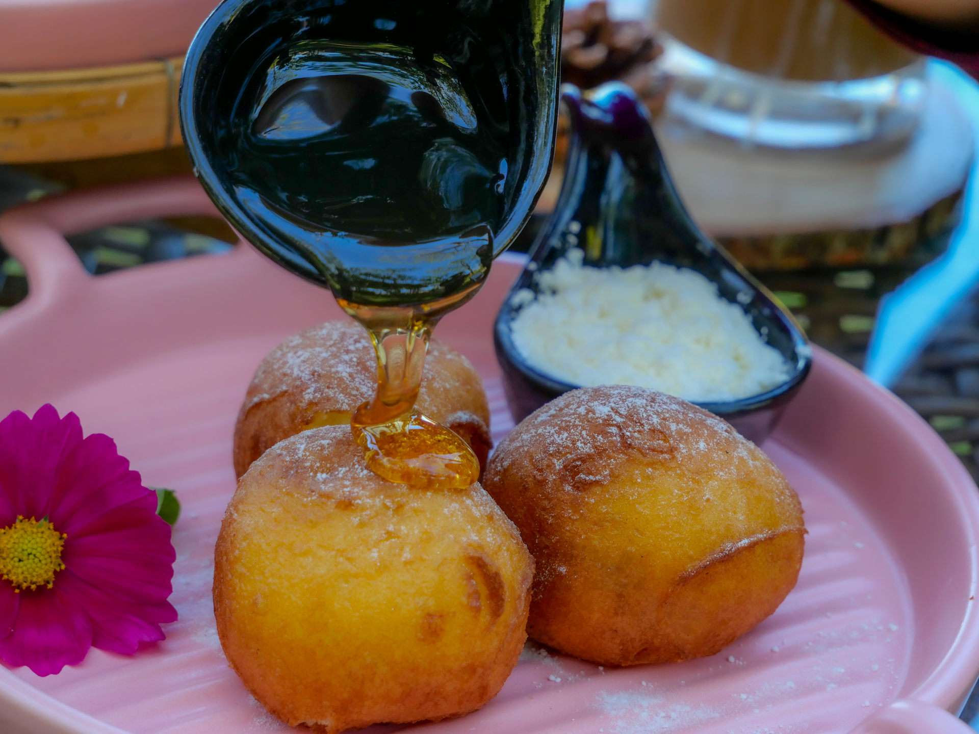 Sweet Cuban Buñuelos with Anise-Infused Syrup