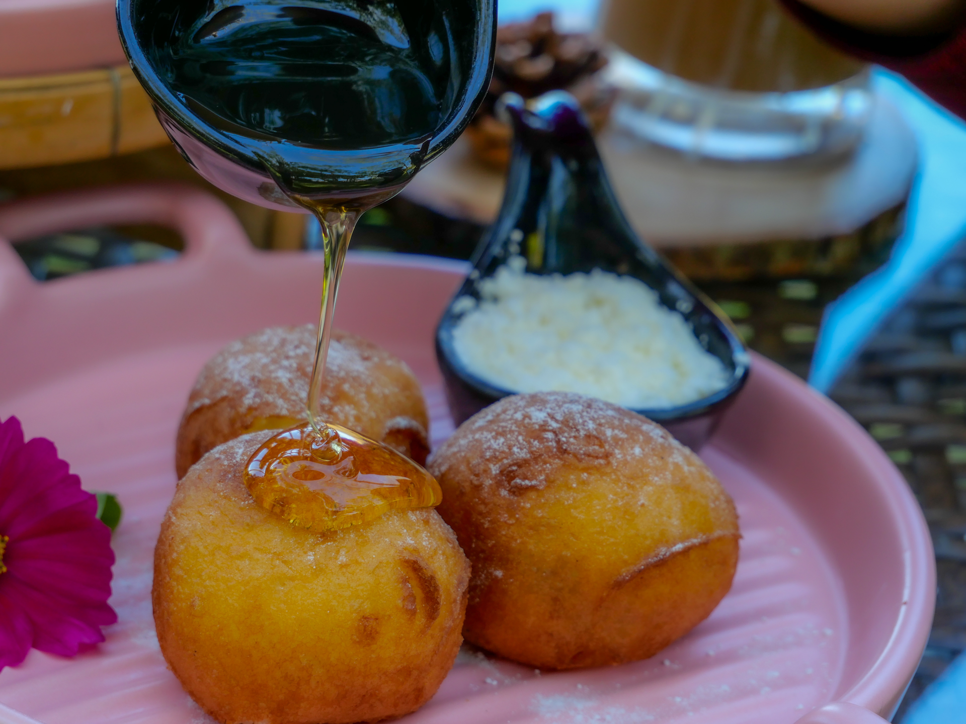 Sweet Cuban Buñuelos with Anise-Infused Syrup
