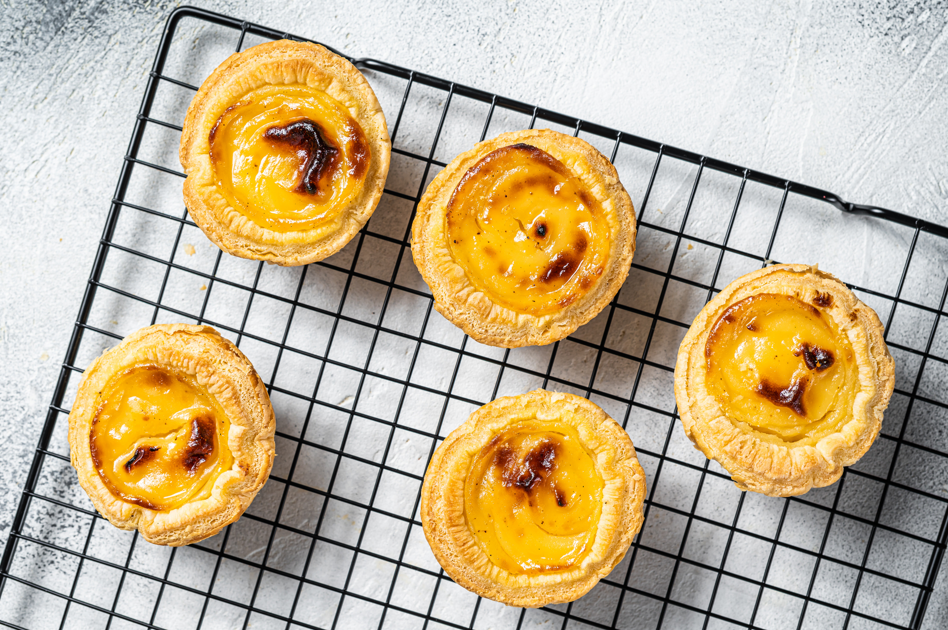 Sweet Hong Kong Egg Tarts with Buttery Crust