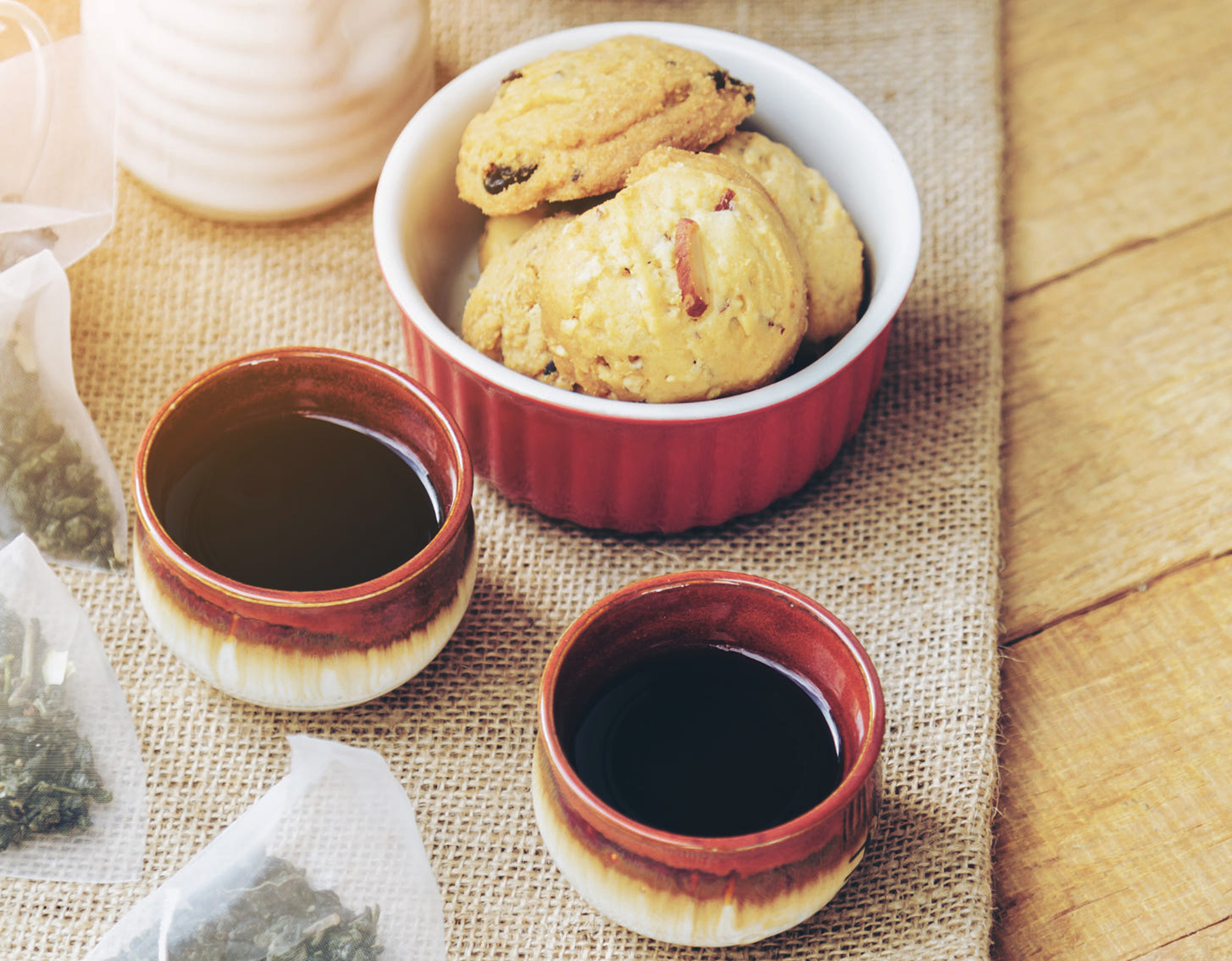 Sweet Korean Yakgwa with Ginger Syrup