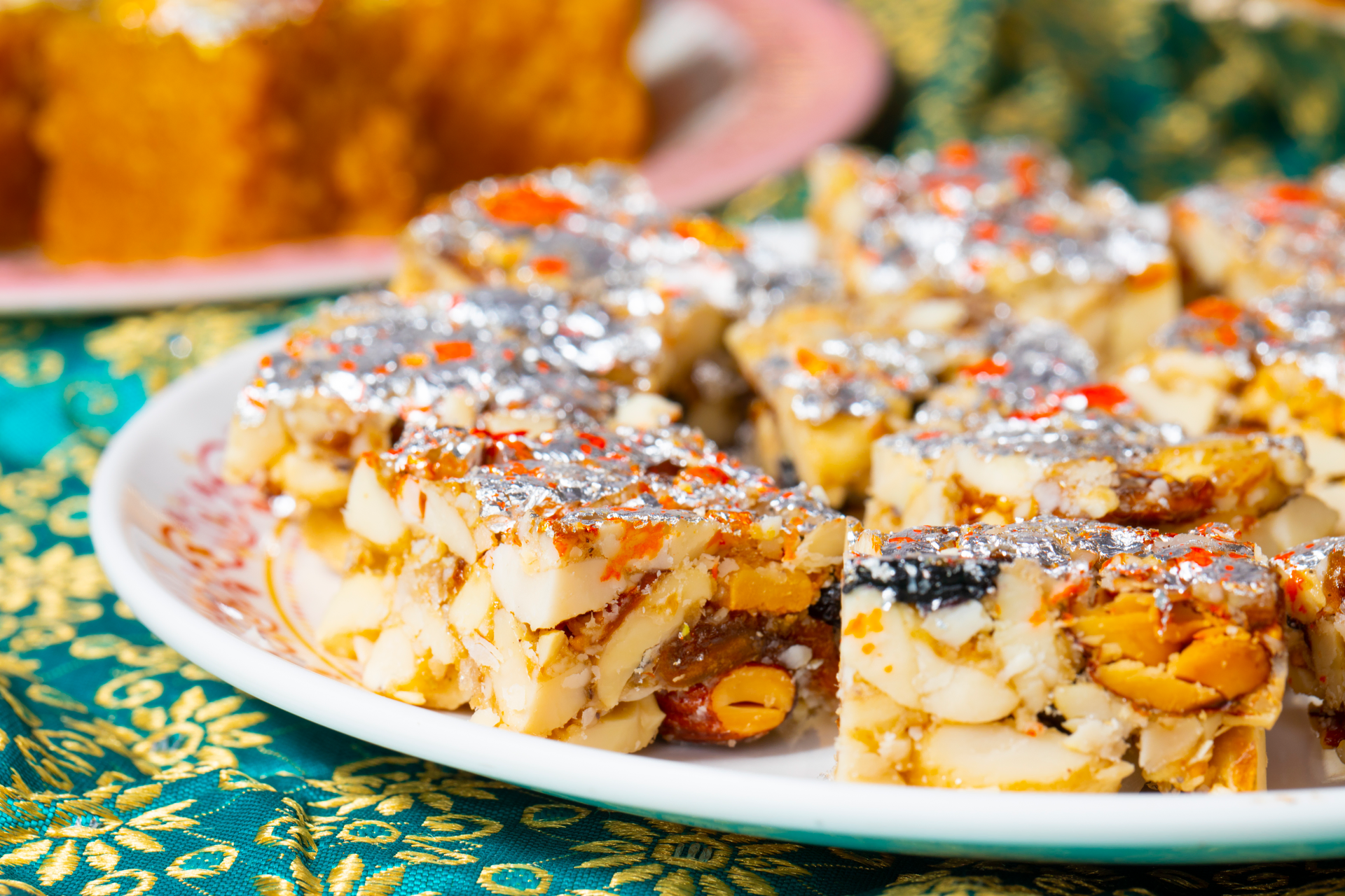 Sweet Moroccan M’hanncha Dessert with Almond Paste