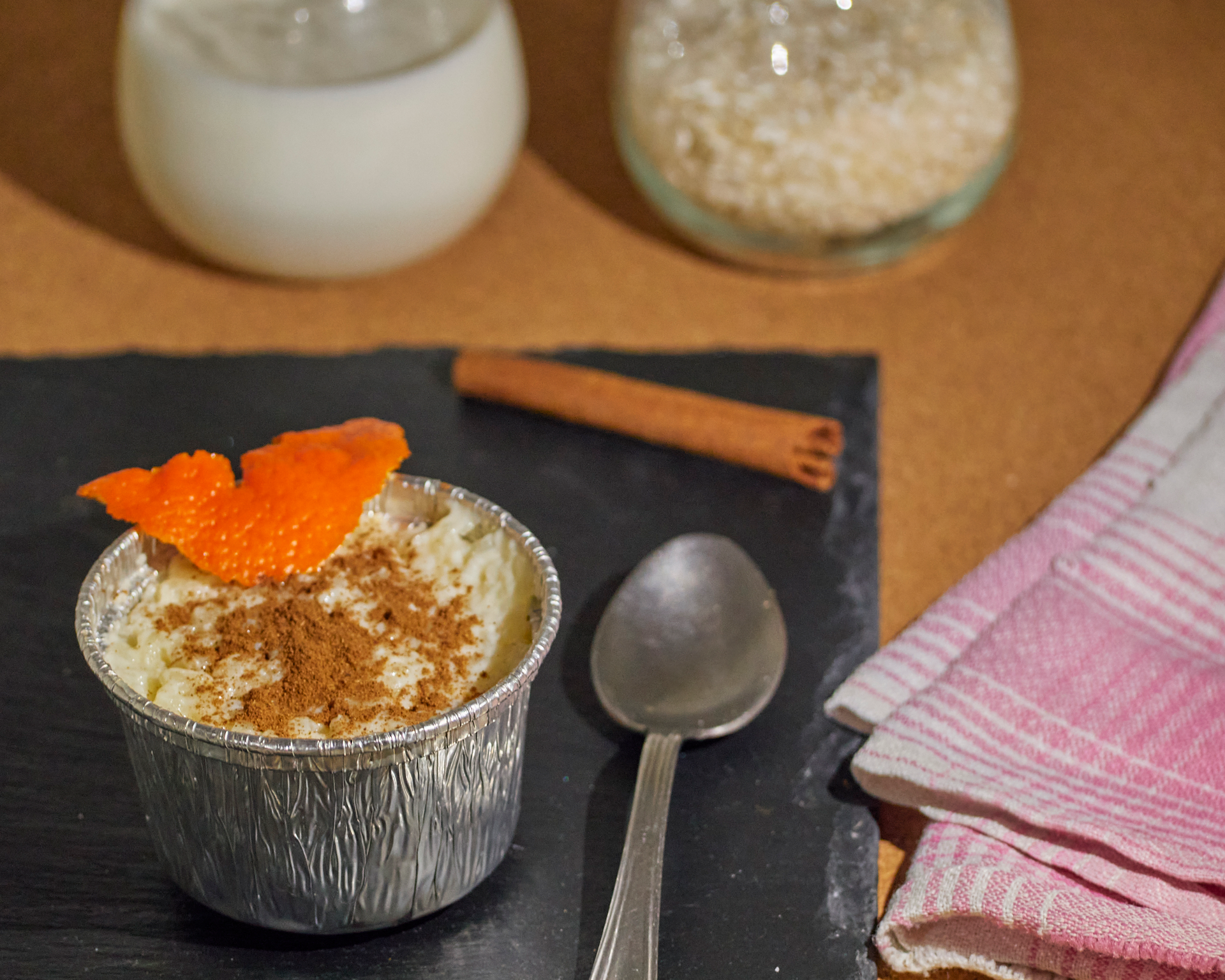 Sweet Mozambique Coconut Pudding with Cashew Crunch
