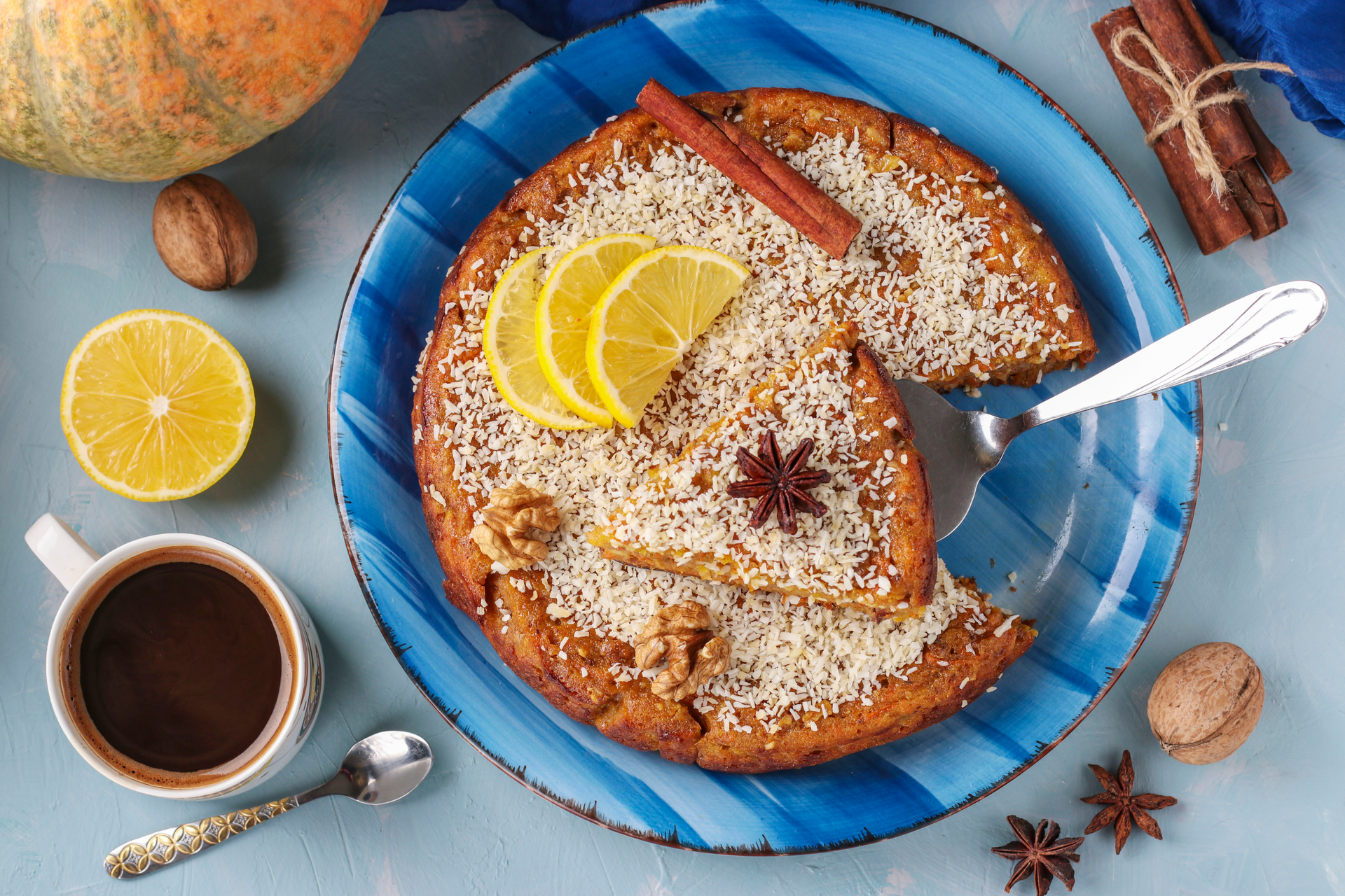 Sweet South African Milk Tart with Cinnamon and Nutmeg