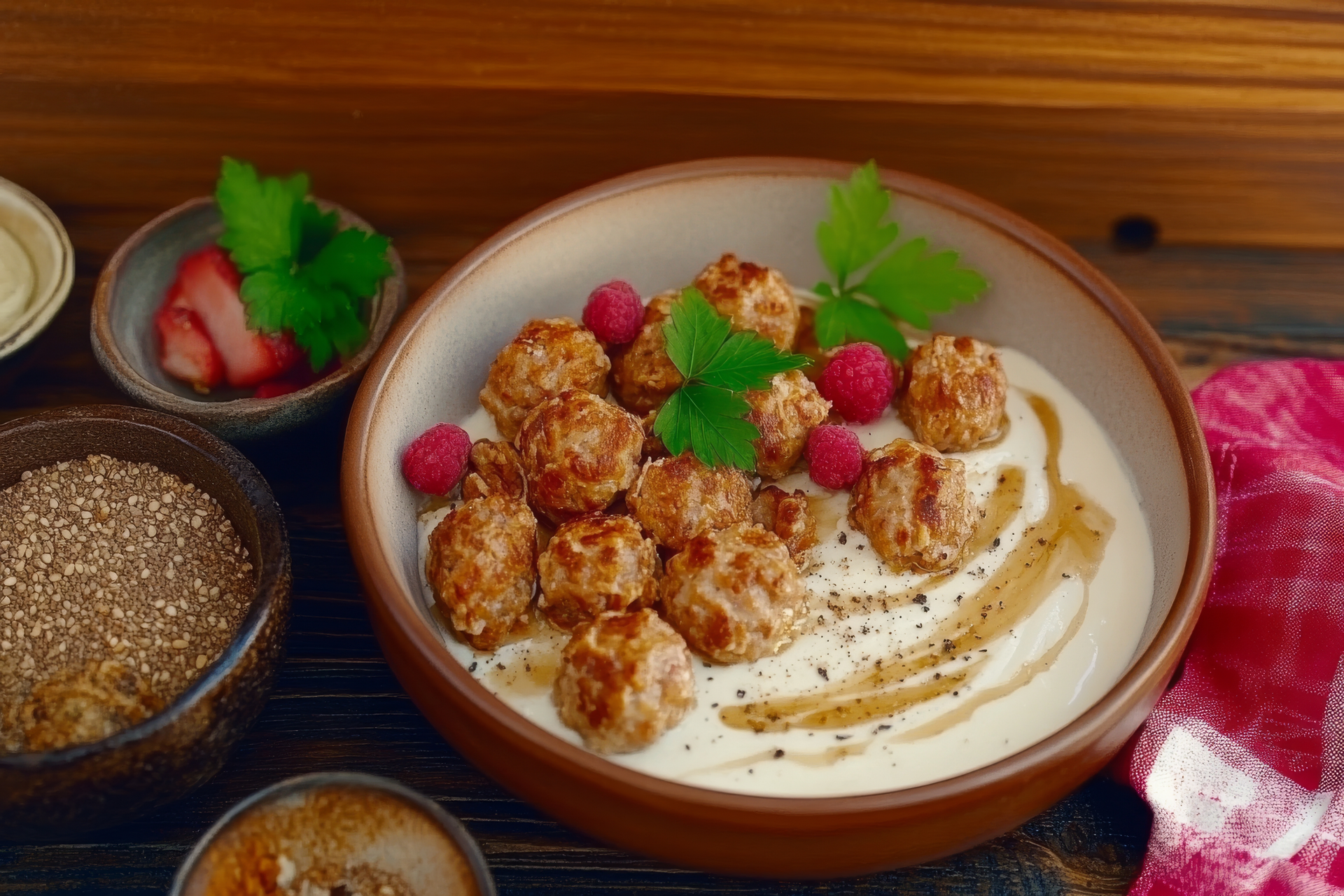 Syrian Kibbeh Labanieh with Yogurt and Pine Nuts