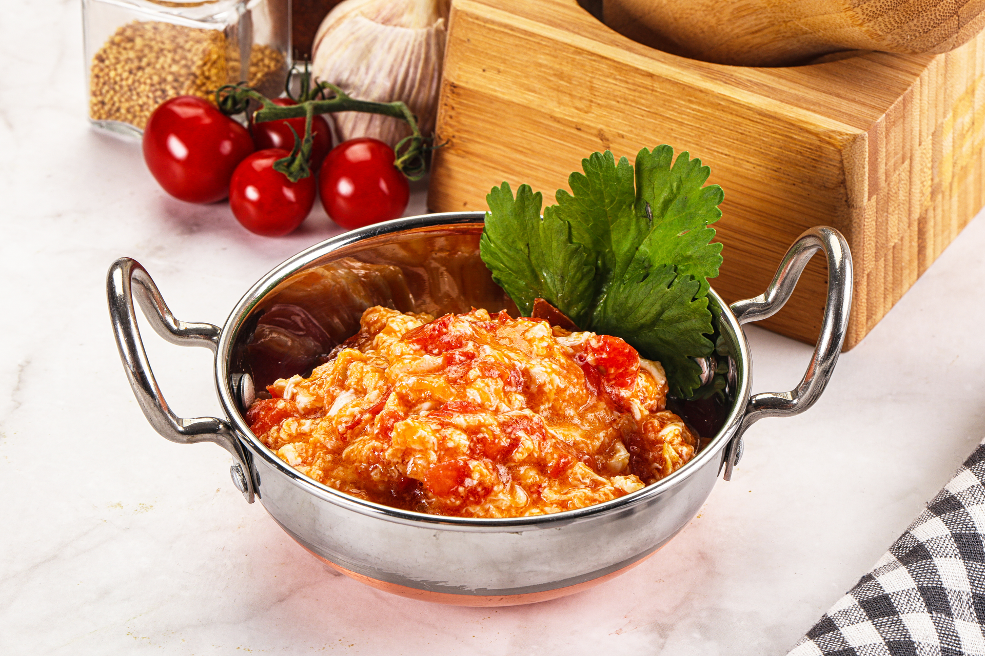 Tangy Albanian Fërgesë with Peppers and Tomatoes