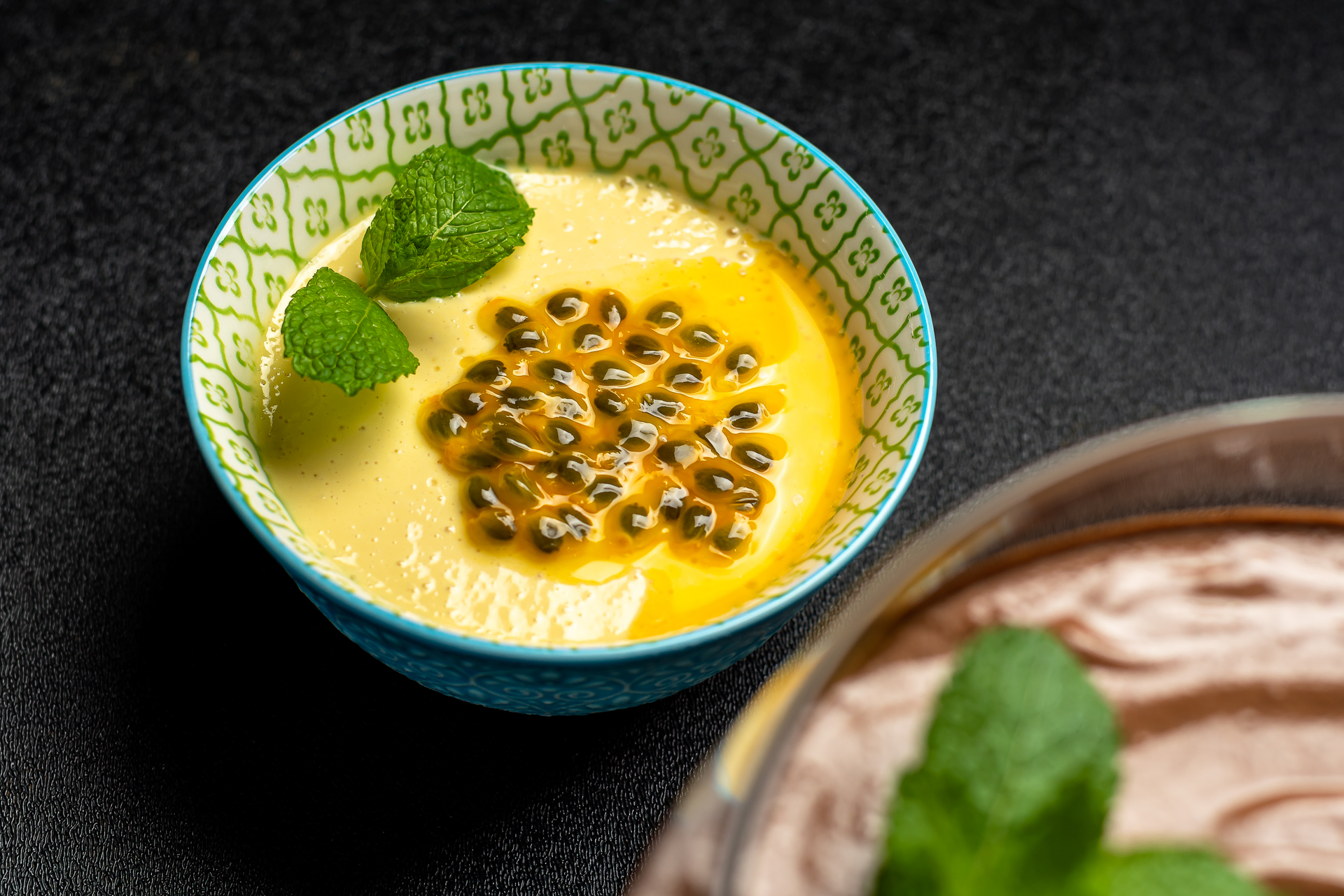 Tangy Brazilian Maracuja Mousse with Passionfruit Sauce