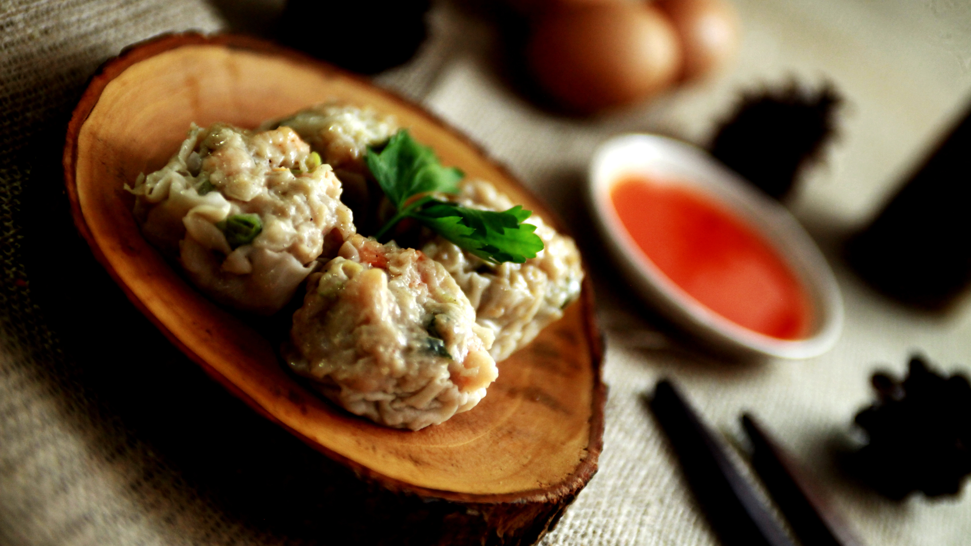 Tangy Cambodian Num Banh Chok with Fermented Fish Sauce