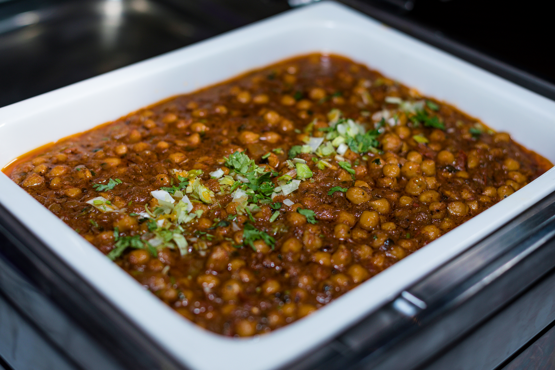 Tangy Pakistani Tamarind Lentil Stew with Crispy Onions