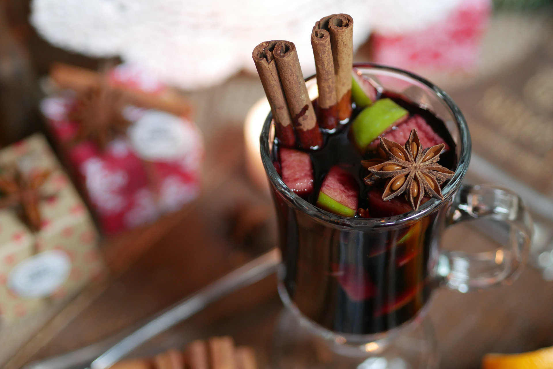 Tangy Peruvian Chicha Morada with Berries and Cinnamon