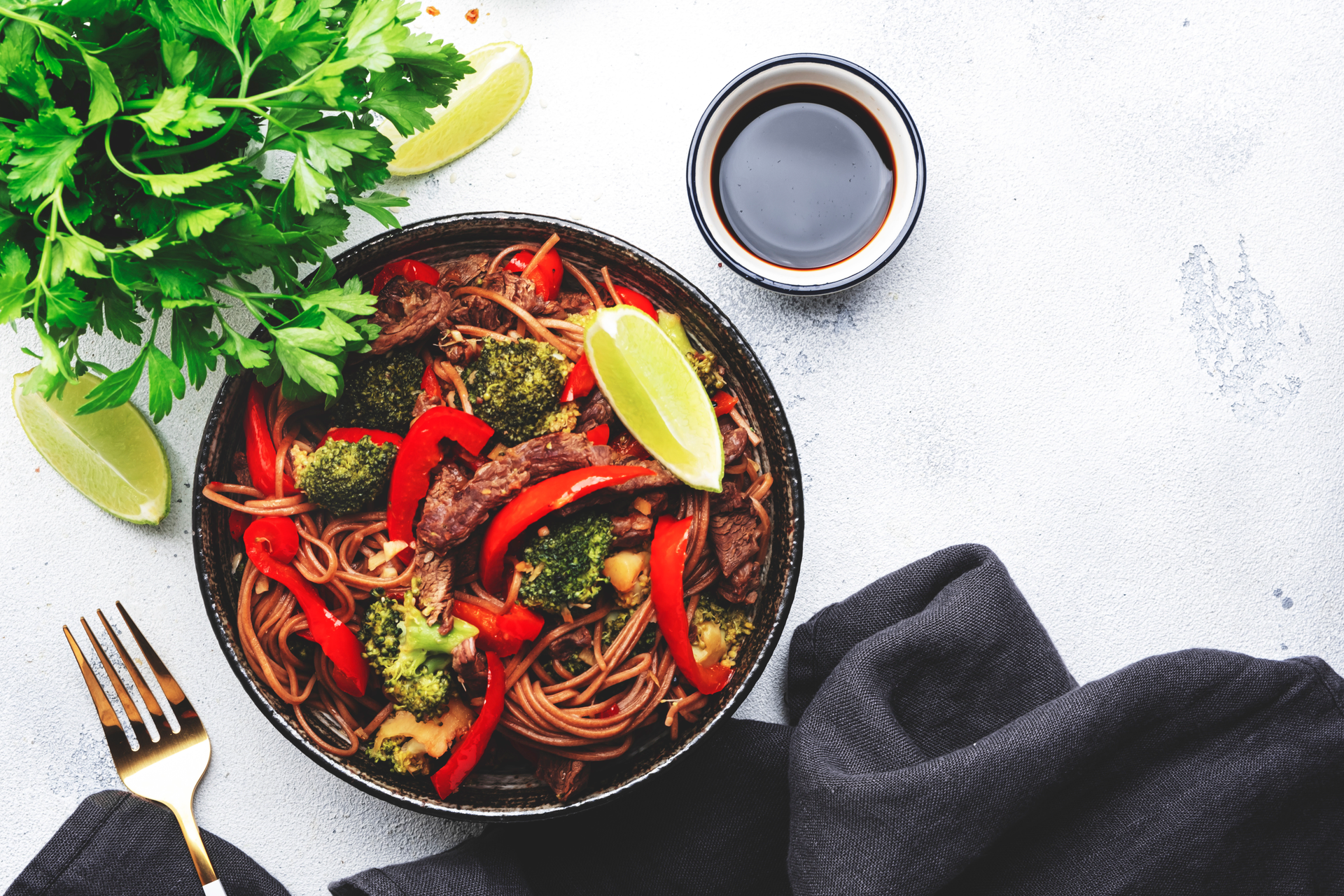Tender Szechuan Peppercorn Beef Stir-Fry with Garlic Shoots