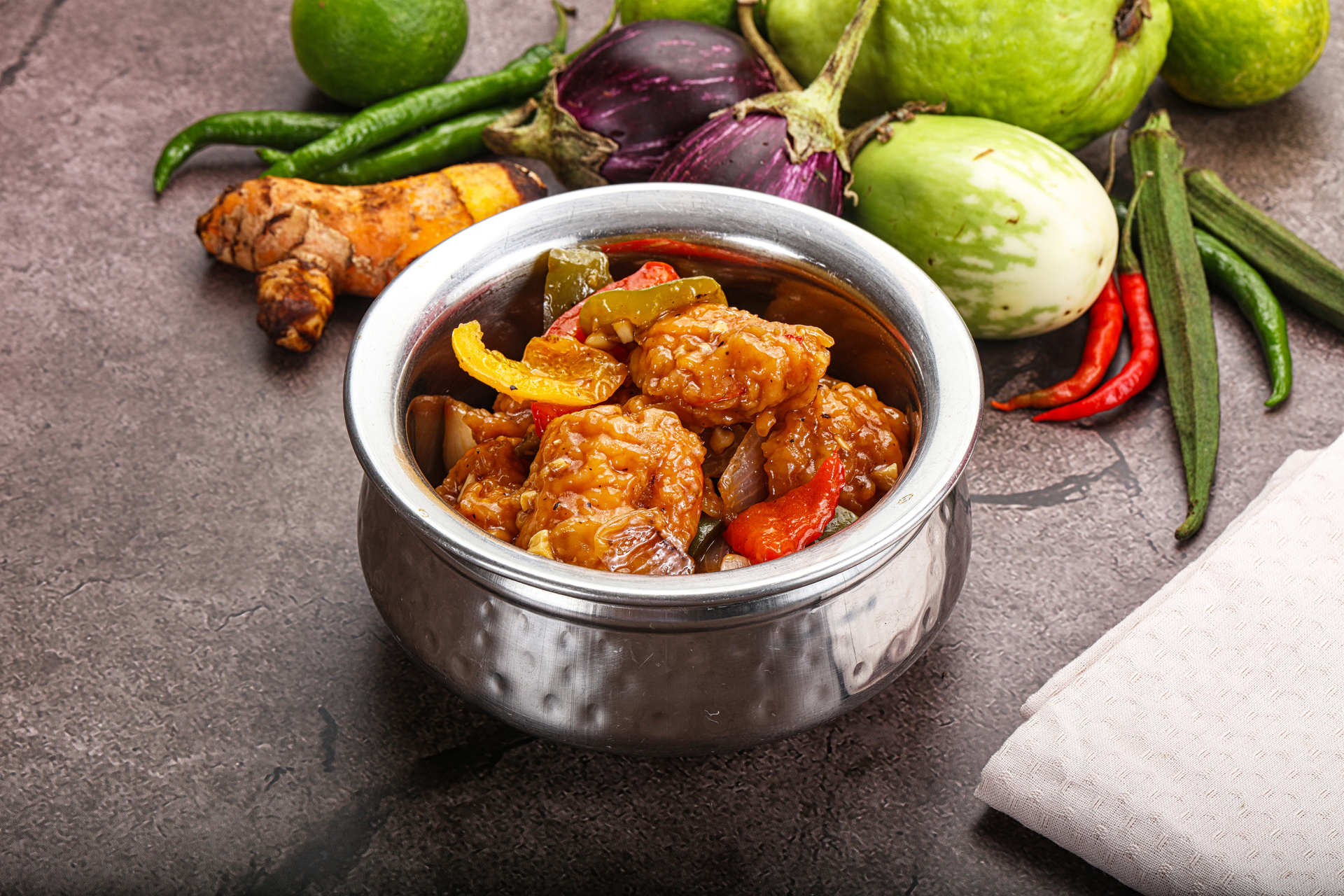 Thai Tamarind Chicken with Kaffir Lime and Red Curry Paste