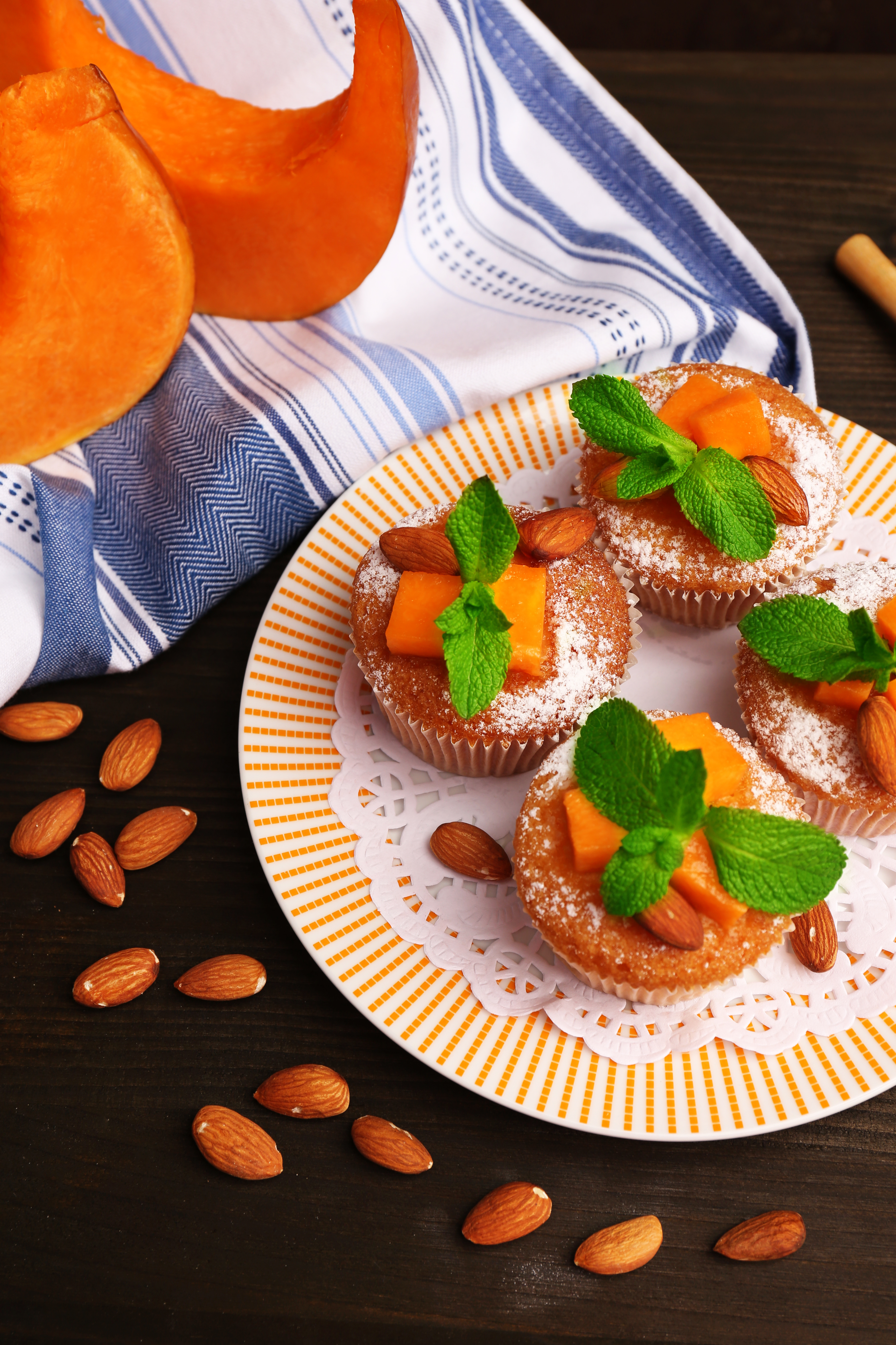 Toasted Moroccan Almond Briouats with Honey-Orange Glaze