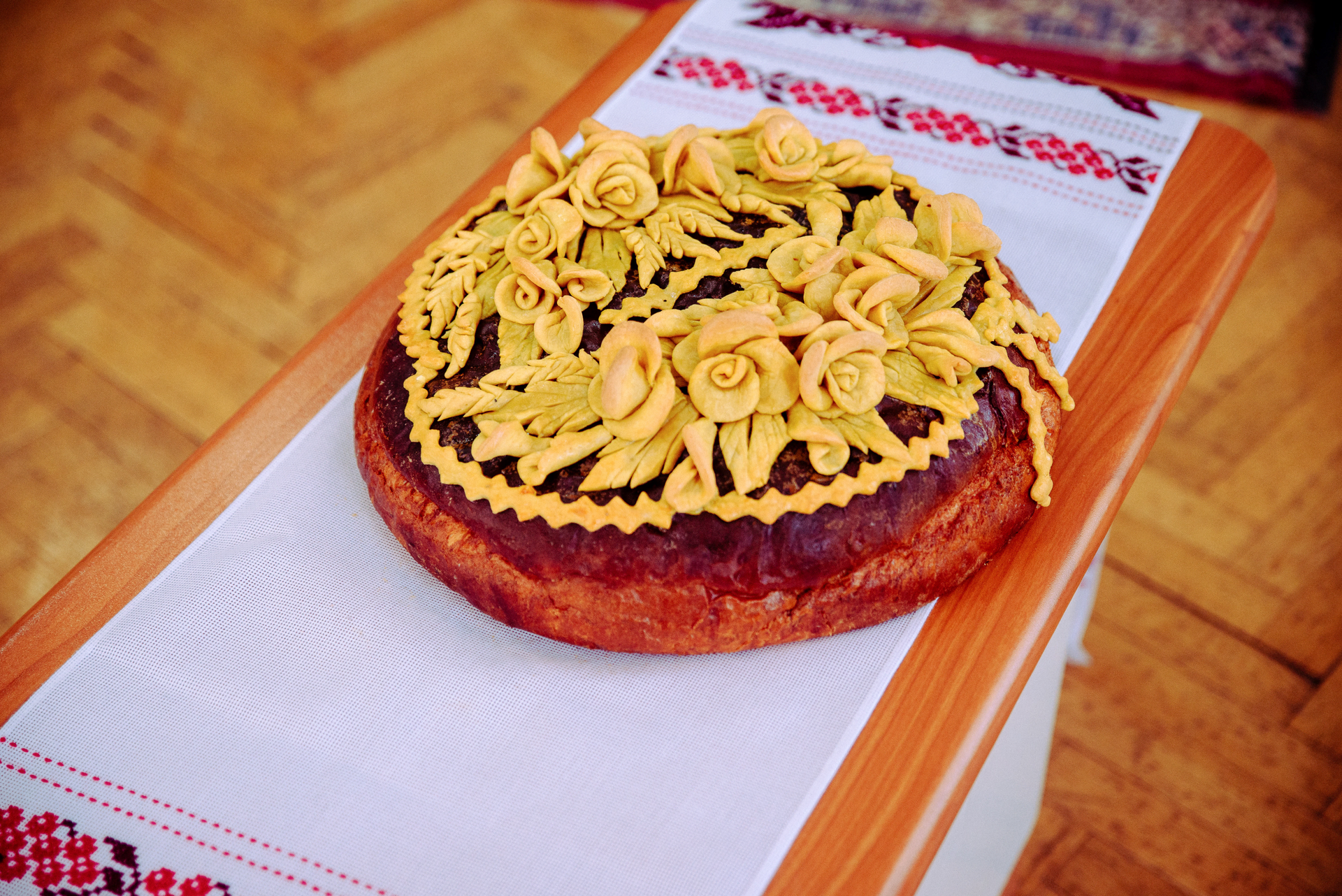 Traditional Hungarian Dobos Torte