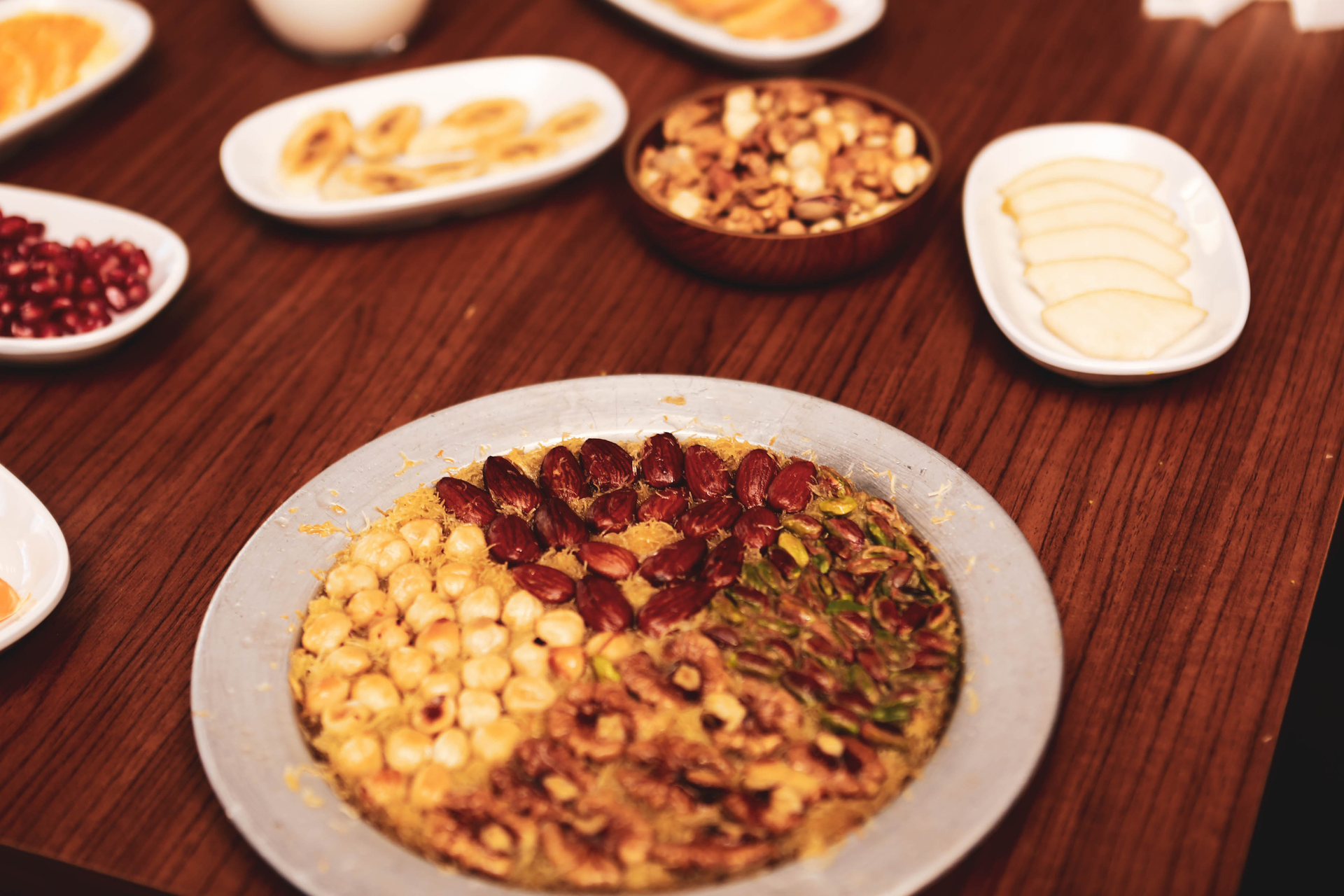 Traditional Tunisian Borzguene with Dry Fruits