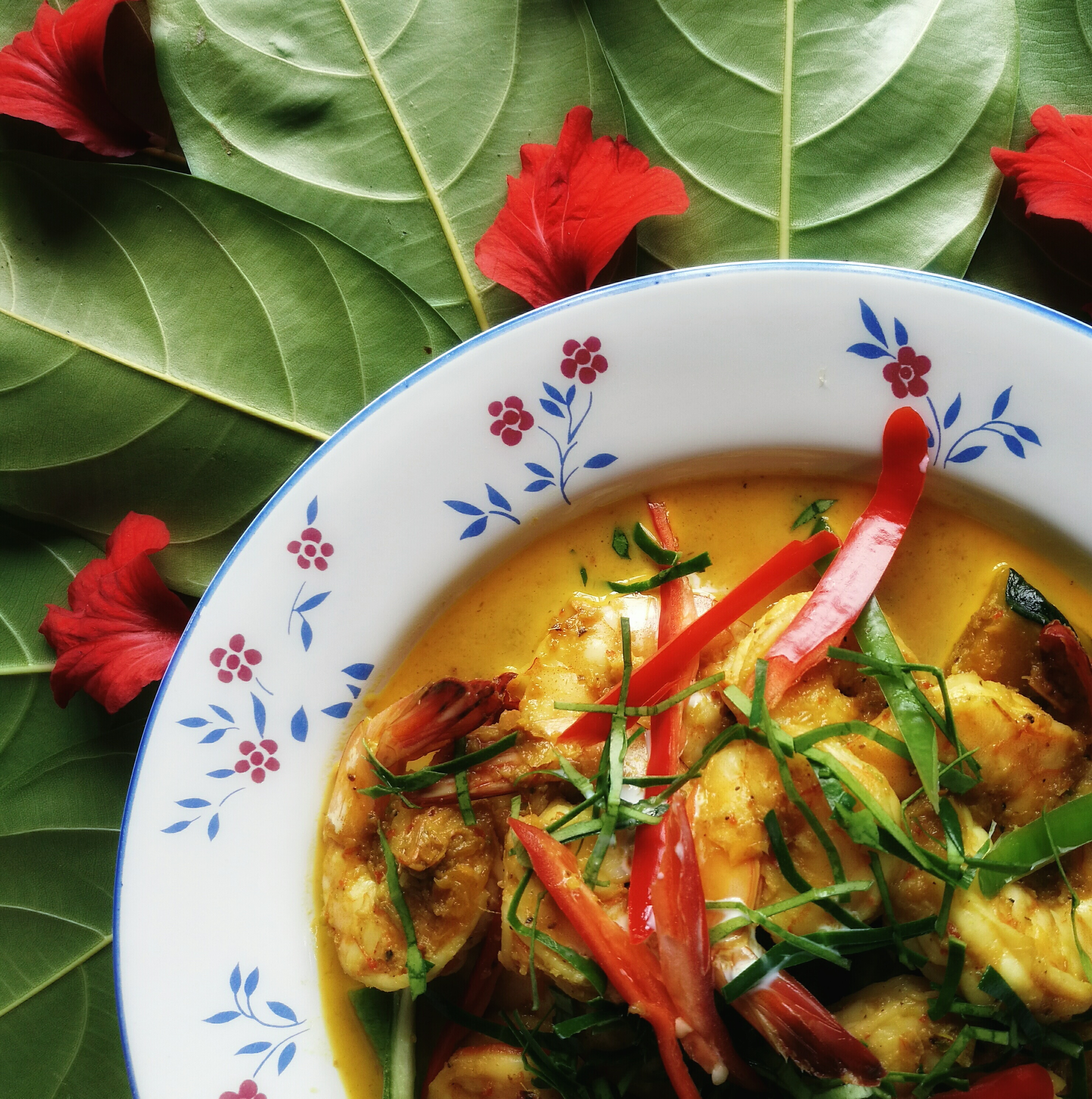 Tropical Caribbean Pineapple Curry with Rum-Infused Chicken