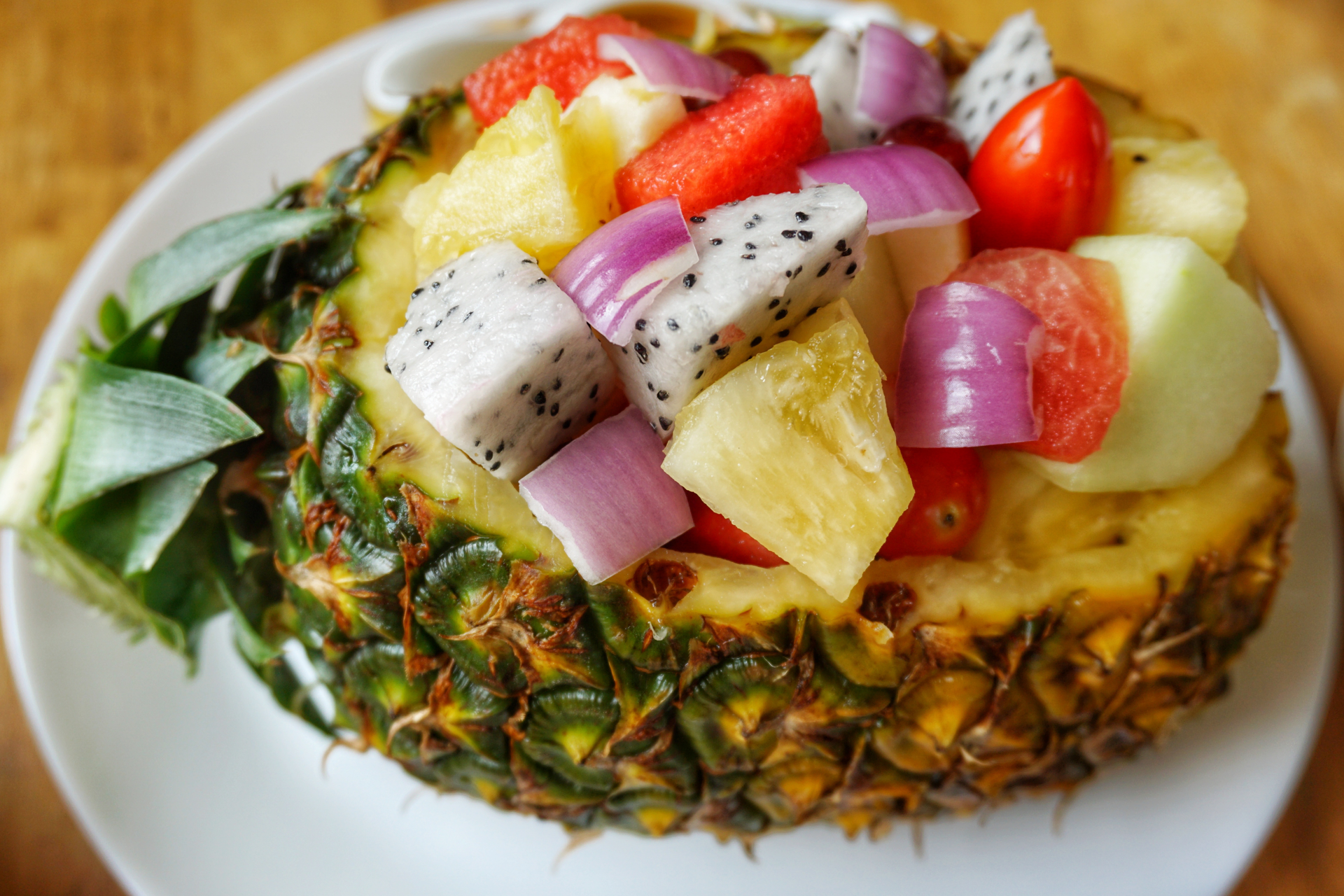 Tropical Polynesian Pineapple Poke with Jalapeño