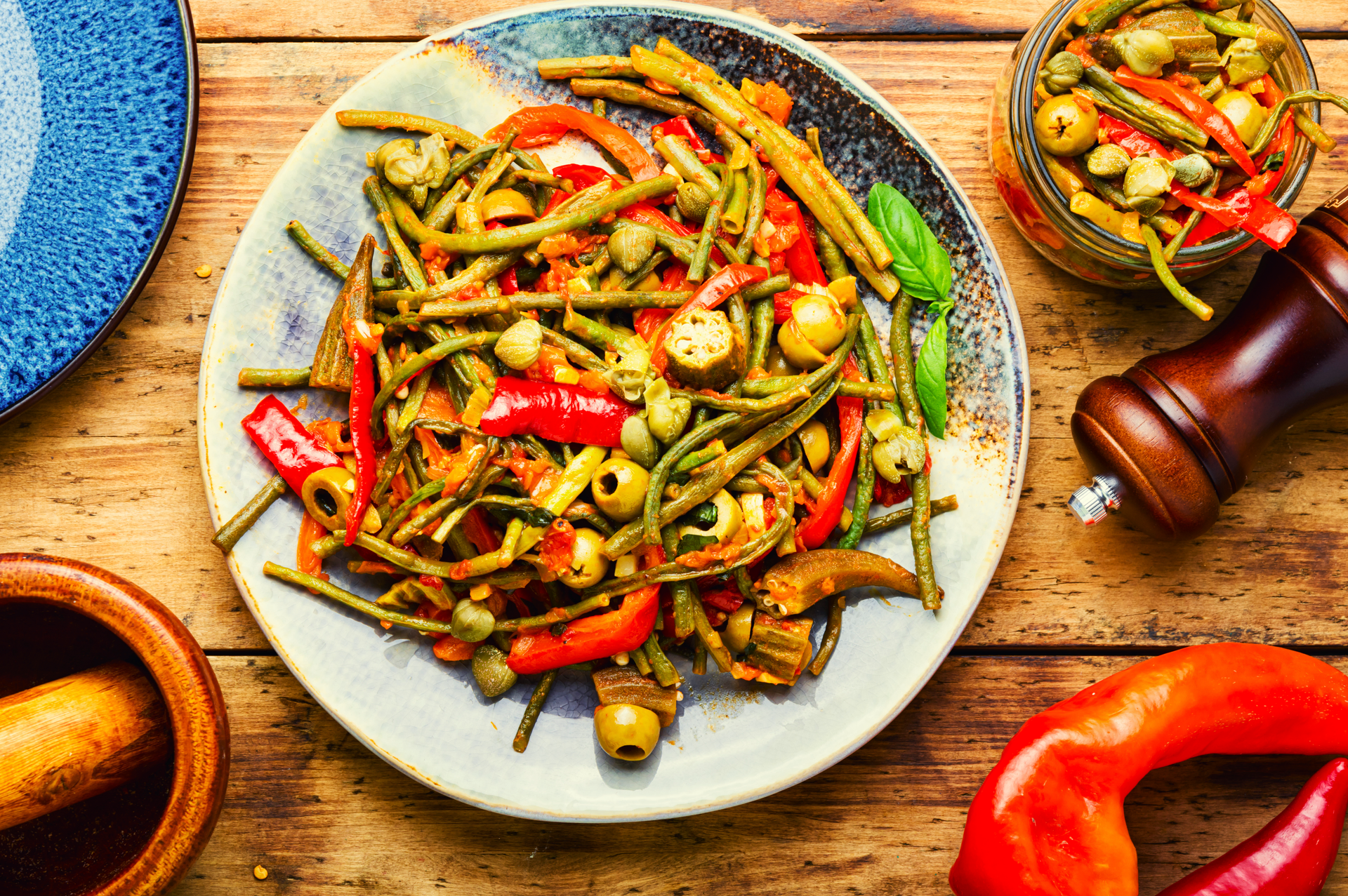 Tunisian Fricassé with Harissa and Capers