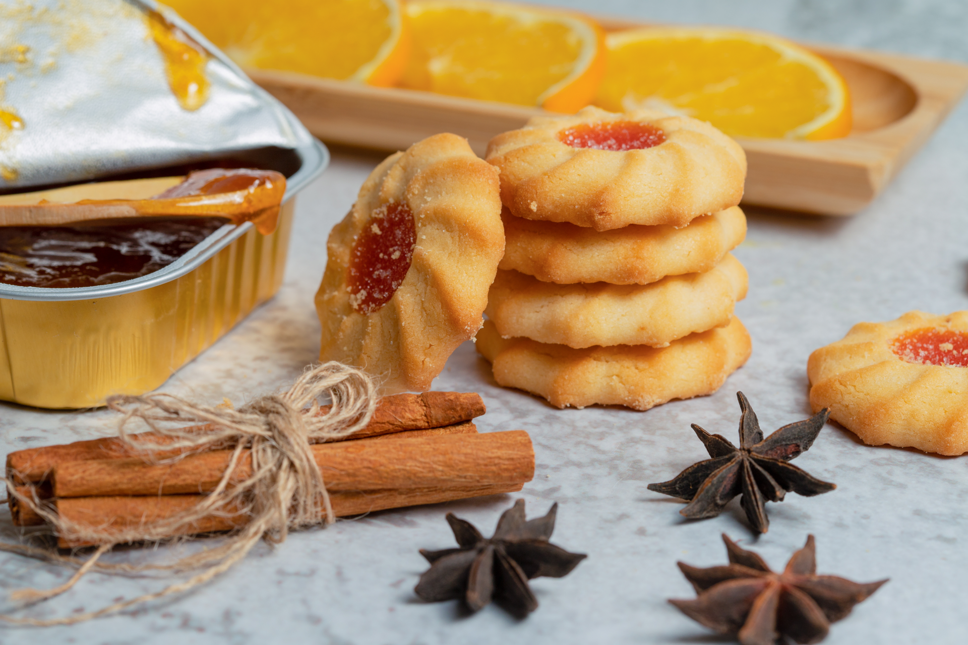 Tunisian Turmeric and Anise Biscuits with Honey Glaze