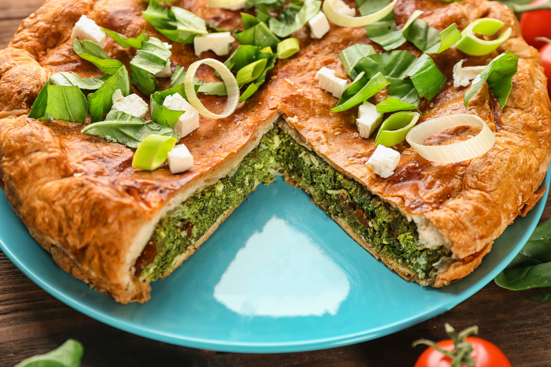 Turkish Spinach Borek with Spiced Lamb Filling