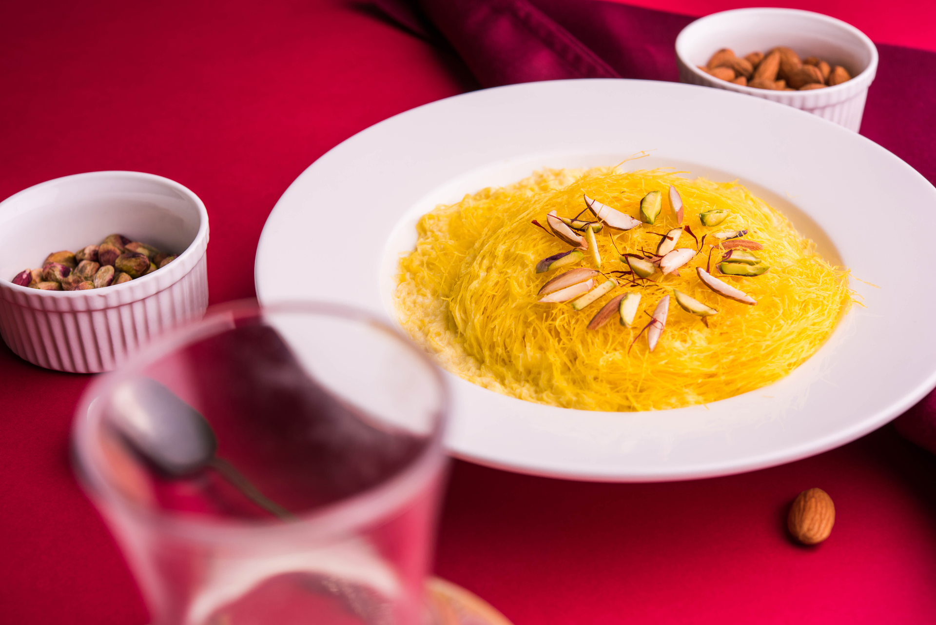 Turkish Zerde Dessert with Saffron and Pine Nuts