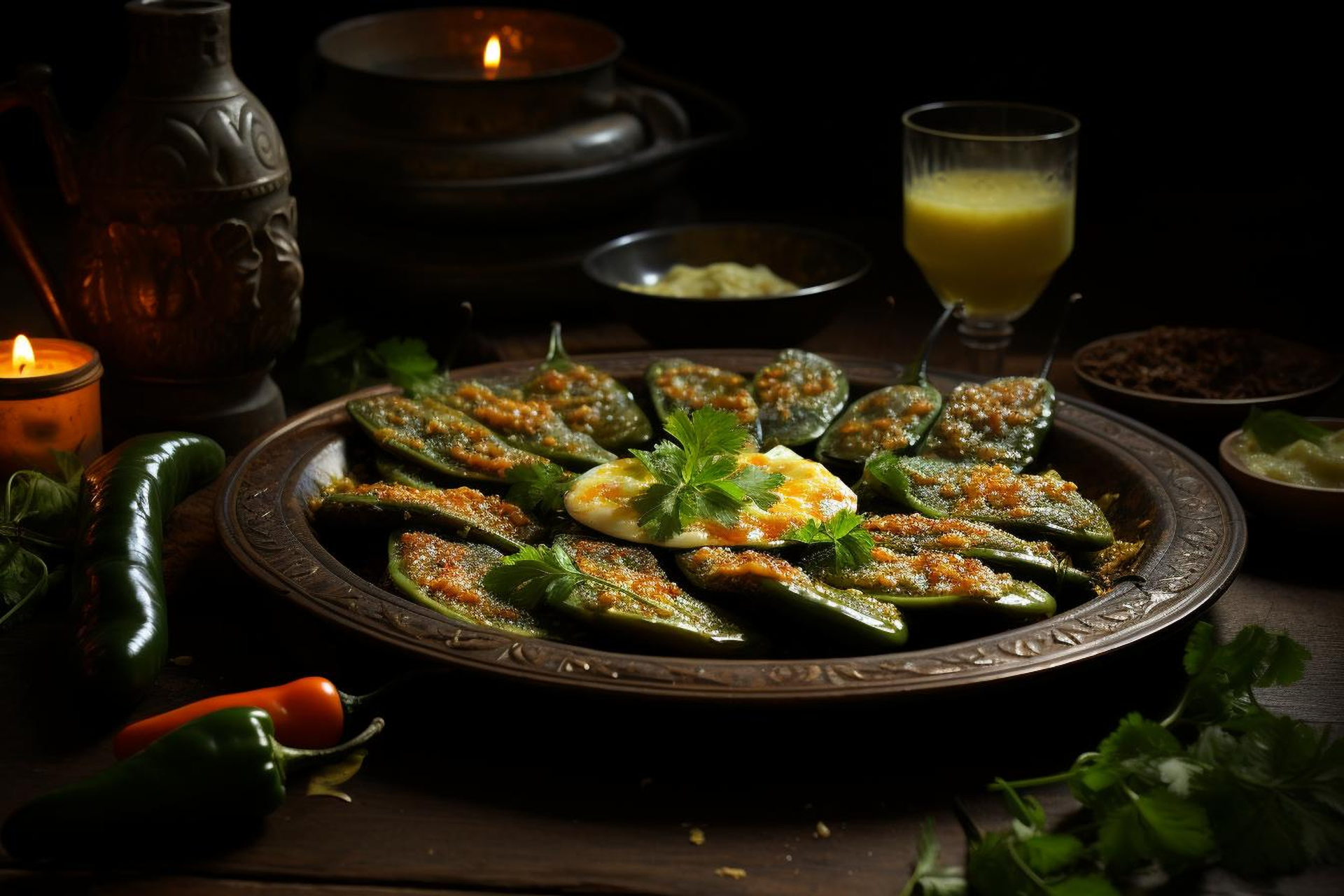 Velvety Egyptian Molokhia with Rabbit and Lemon